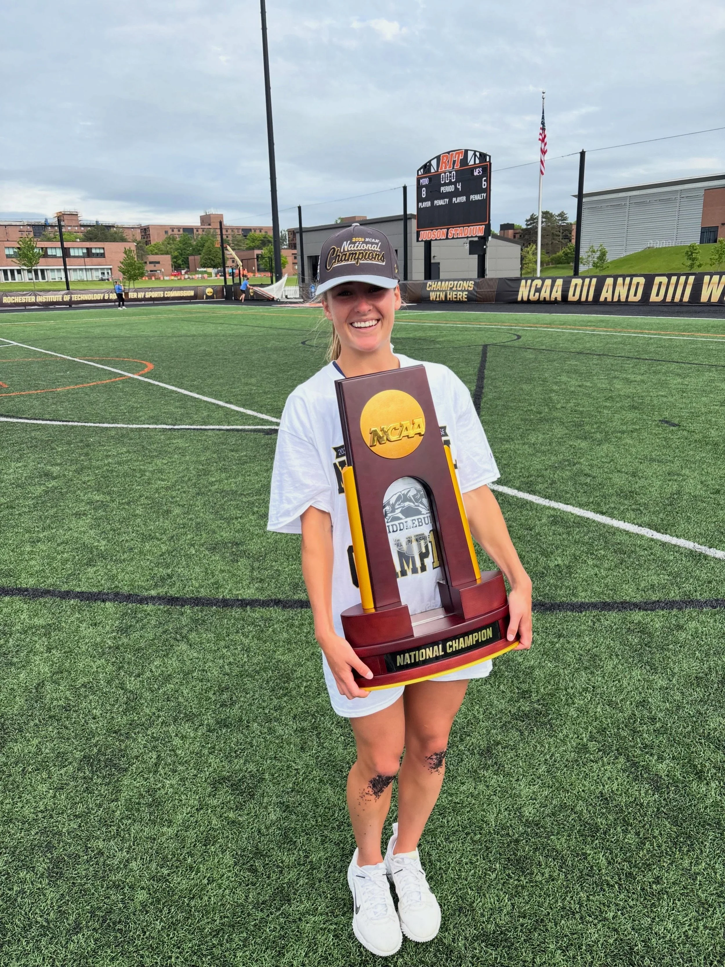 We are immensely proud of Caroline Messer, who just captured her 4th straight NCAA D3 National Championship with Middlebury College.  This marks the program&rsquo;s 5th consecutive and 12th overall national title &mdash; simply remarkable. Congratula