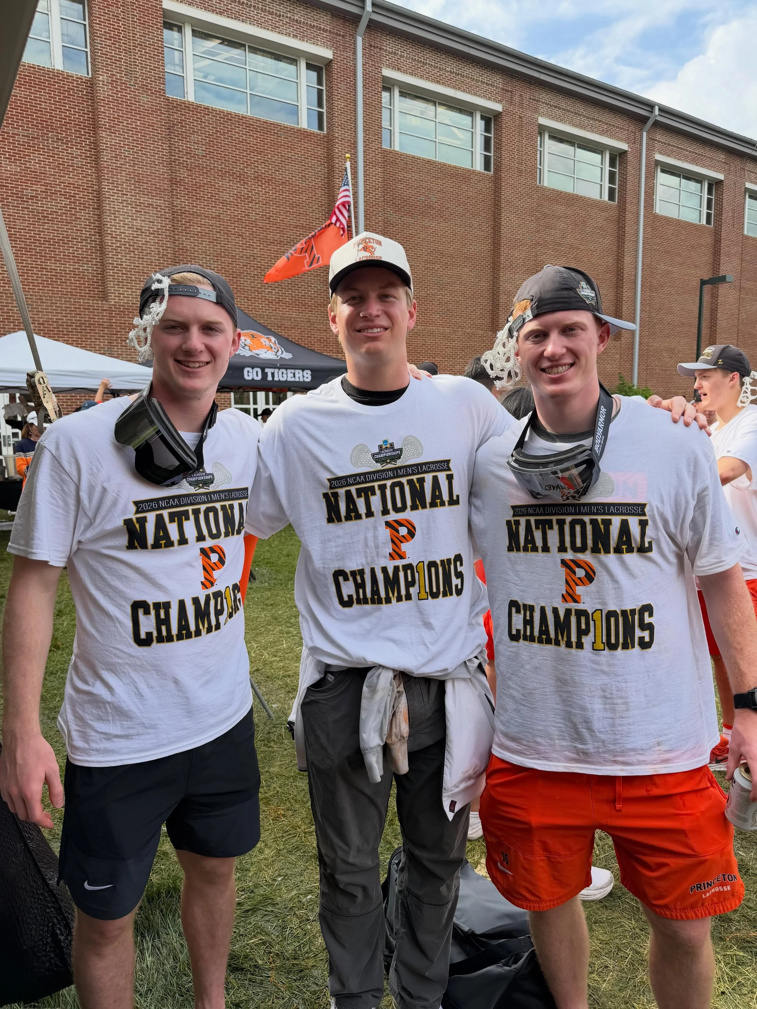 Huge congratulations to Princeton University and our very own Tucker Spiess, Connor Crosby, and Hunter Spiess. What a final and what a moment for these incredible young men and their families. National Champions&hellip;.legacy made.  #GYLAlumni 🏆🐅?