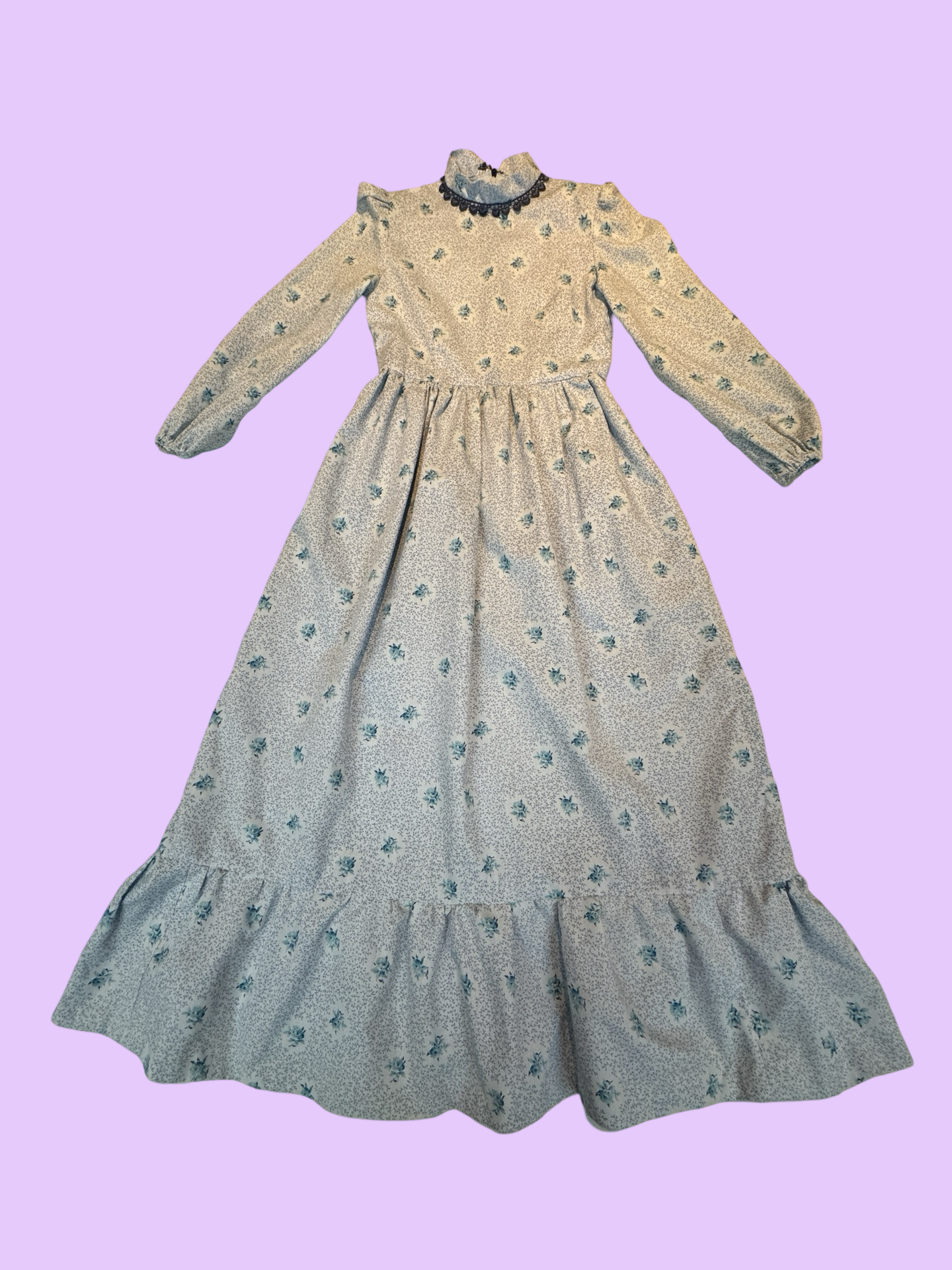 Vintage floral maxi dress - 7 years