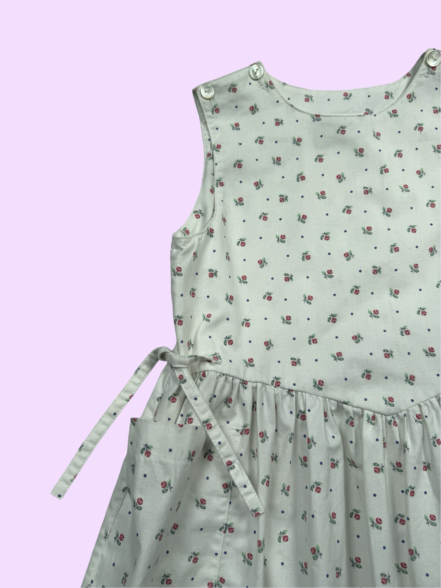 Laura Ashley vintage cotton dress - 7 to 9 years  AND THEY WEAR