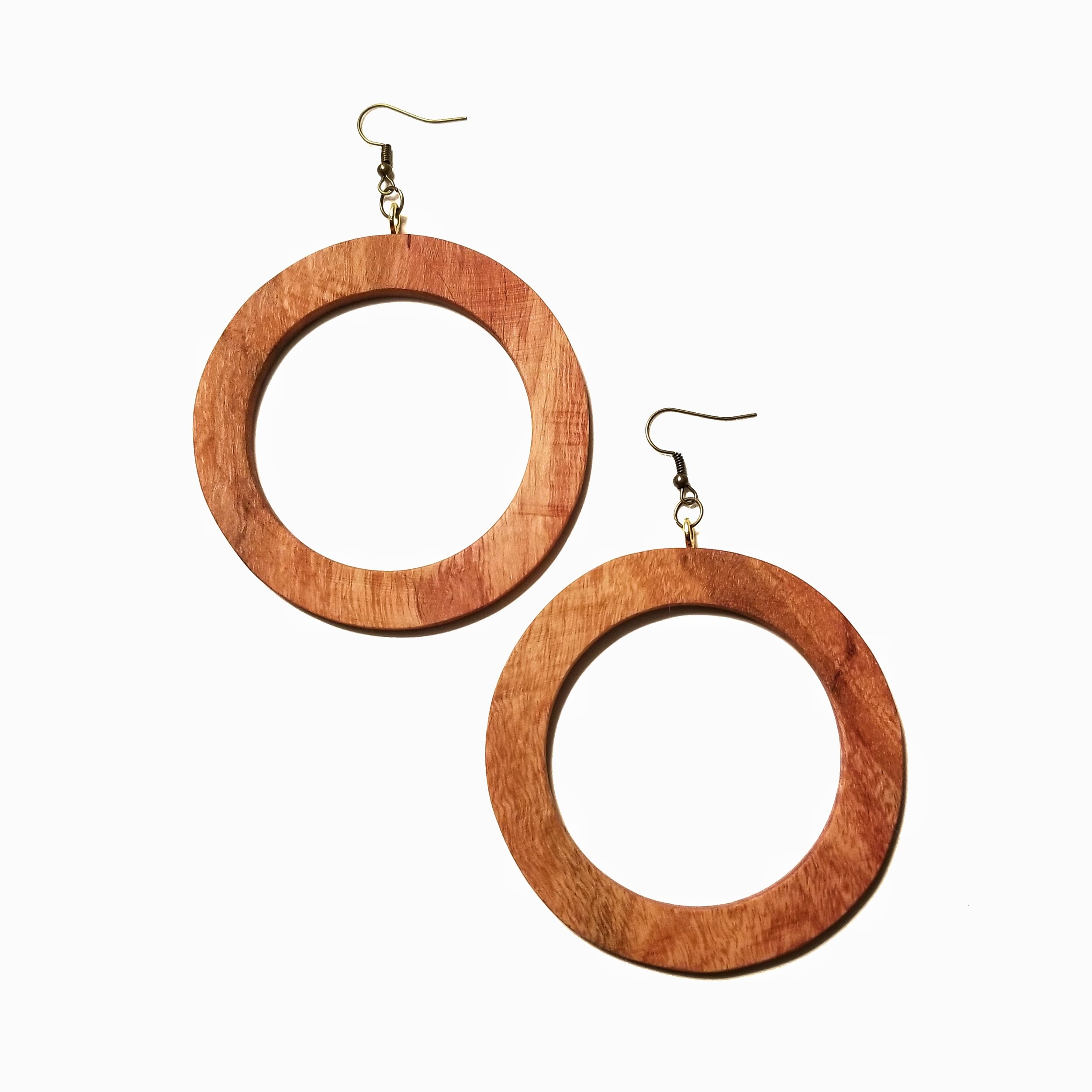 Carob Hoops