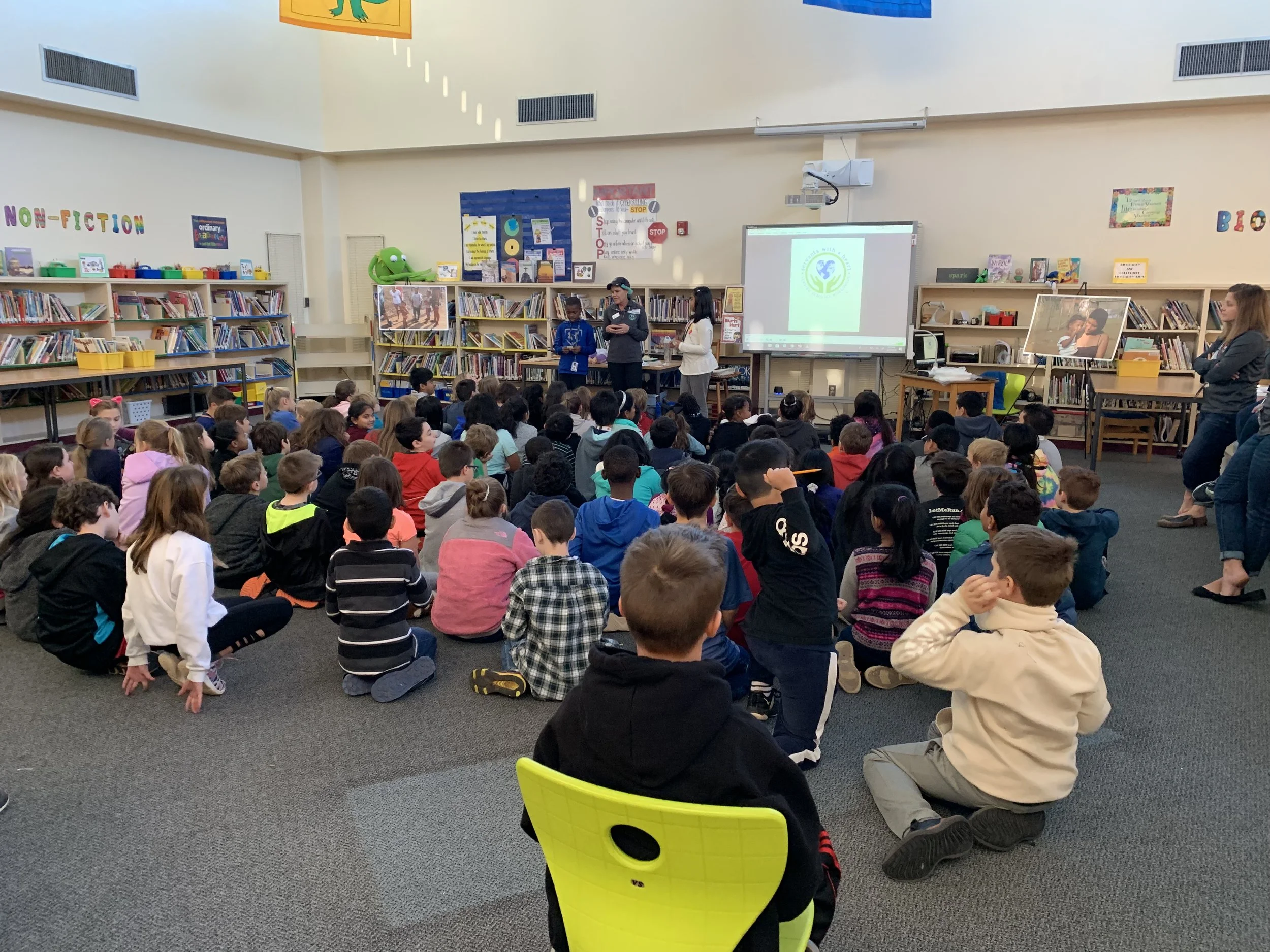 Teaching at St. James Elementary in Denver, NC.