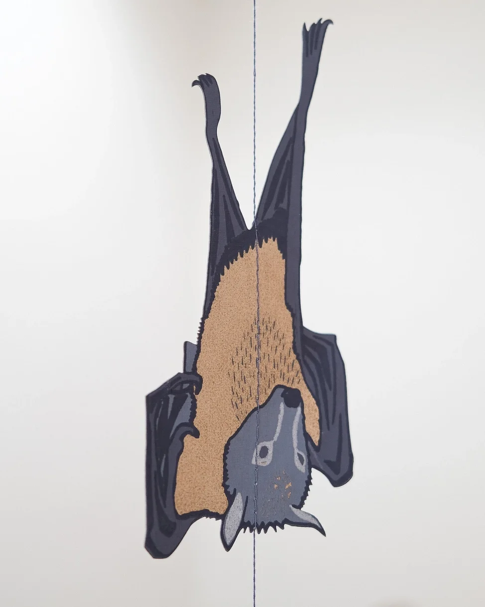 East End Press Bats Vertical Wall Hanging 03.webp