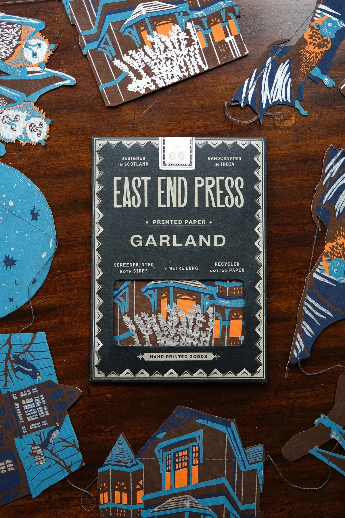 East End Press Haunted House Sewn Garland 01 .webp