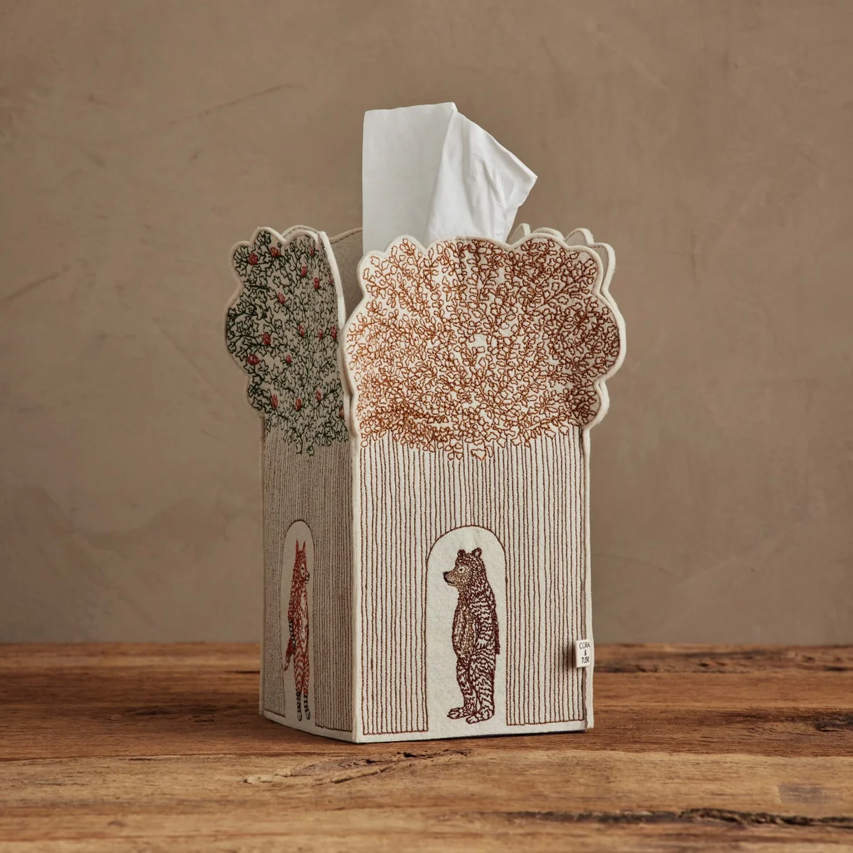Coral & Tusk Treehouse Tissue Box Cover 01.webp