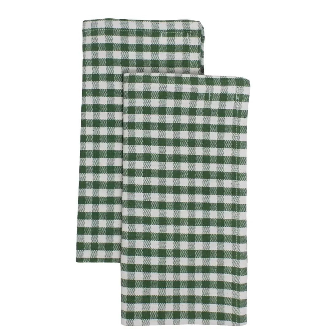 kdWeave Olive Gingham Napkin | Set of 2.webp