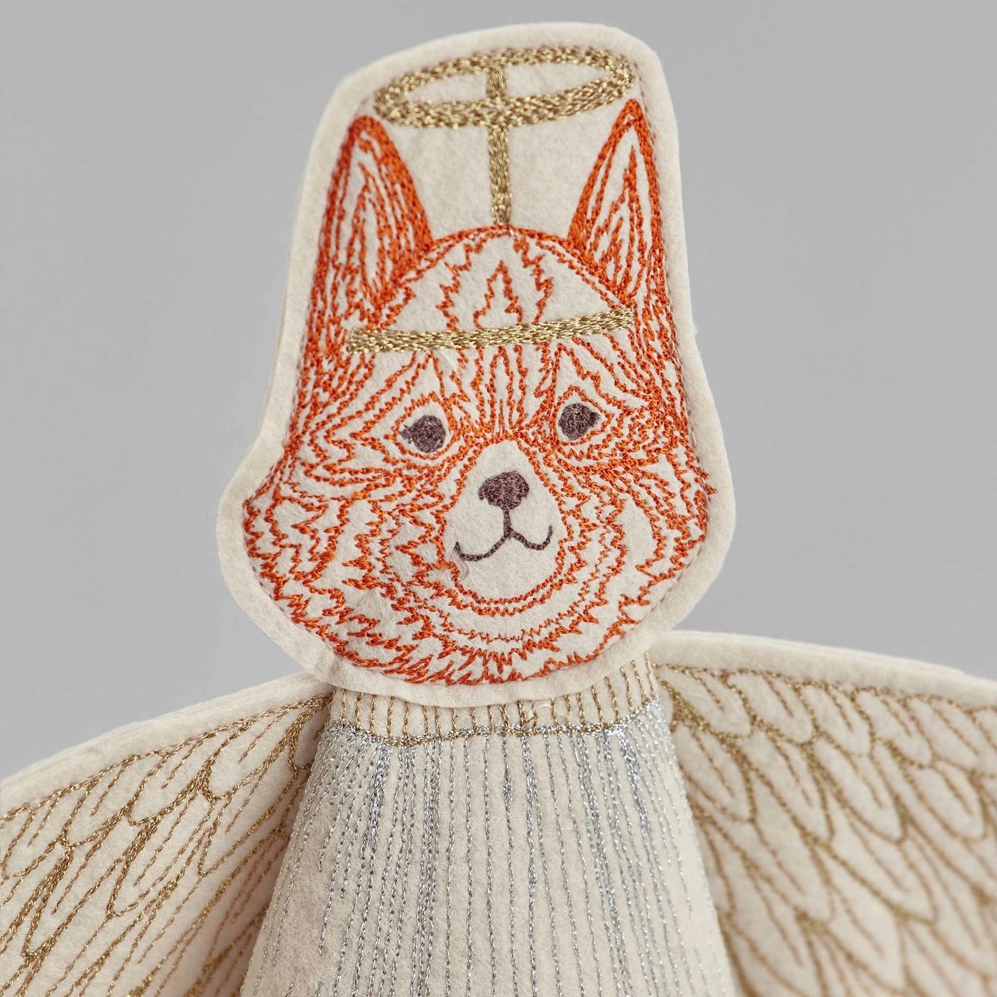 Coral Tusk Angel Fox Tree Topper 02.jpg
