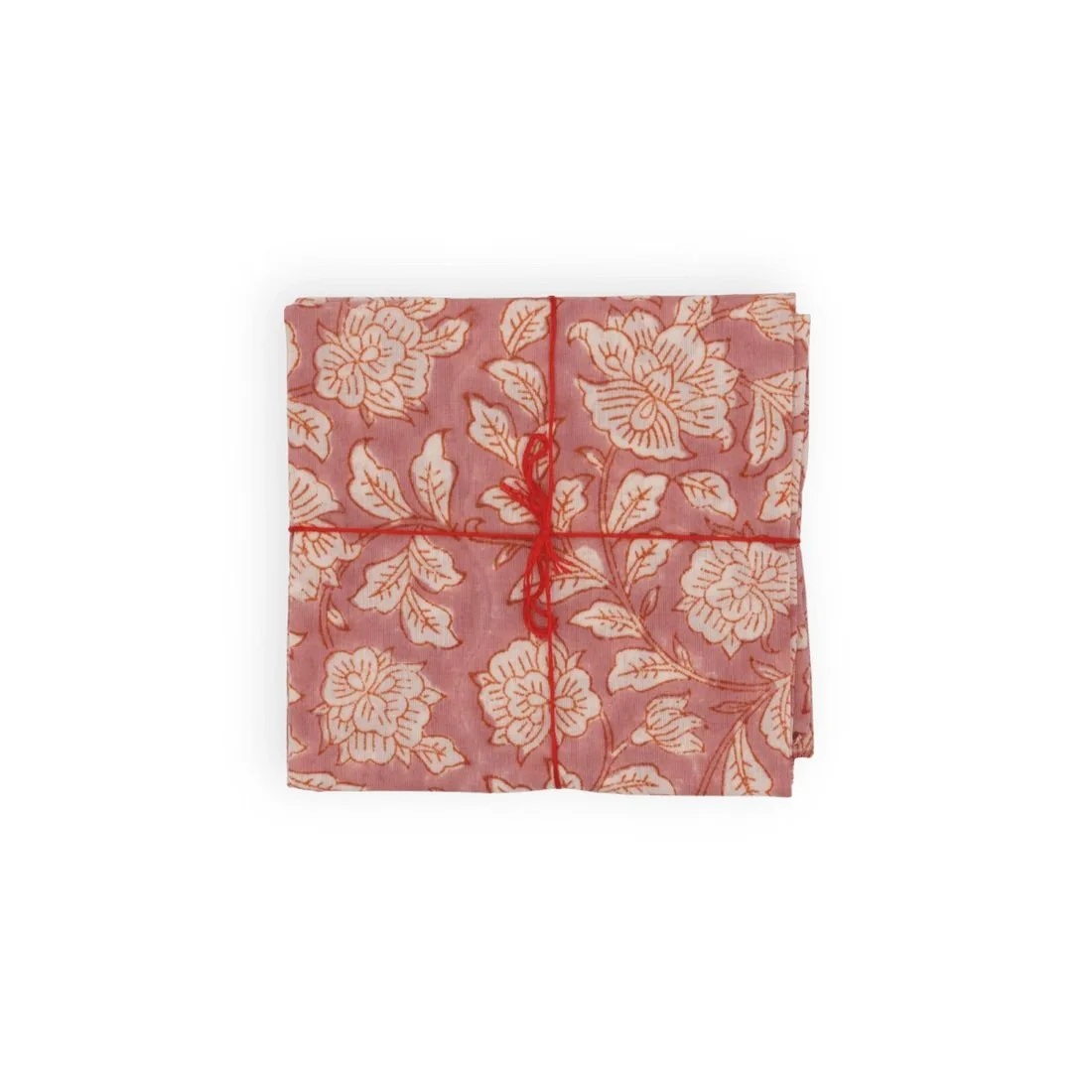 Cotton Napkins in Upcycled Iris Powder | Set of 4