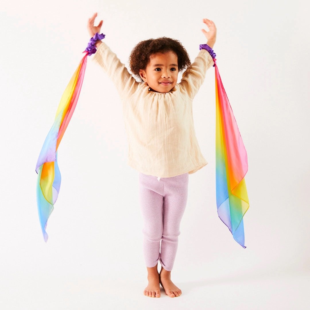 Sarah's Silks Rainbow Wrist Streamers 02.jpg