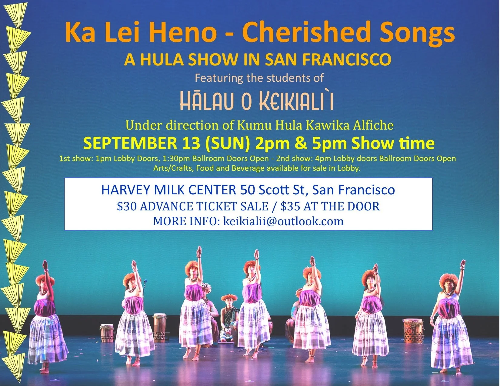 Ka Lei Heno Hula Show SF Flyer