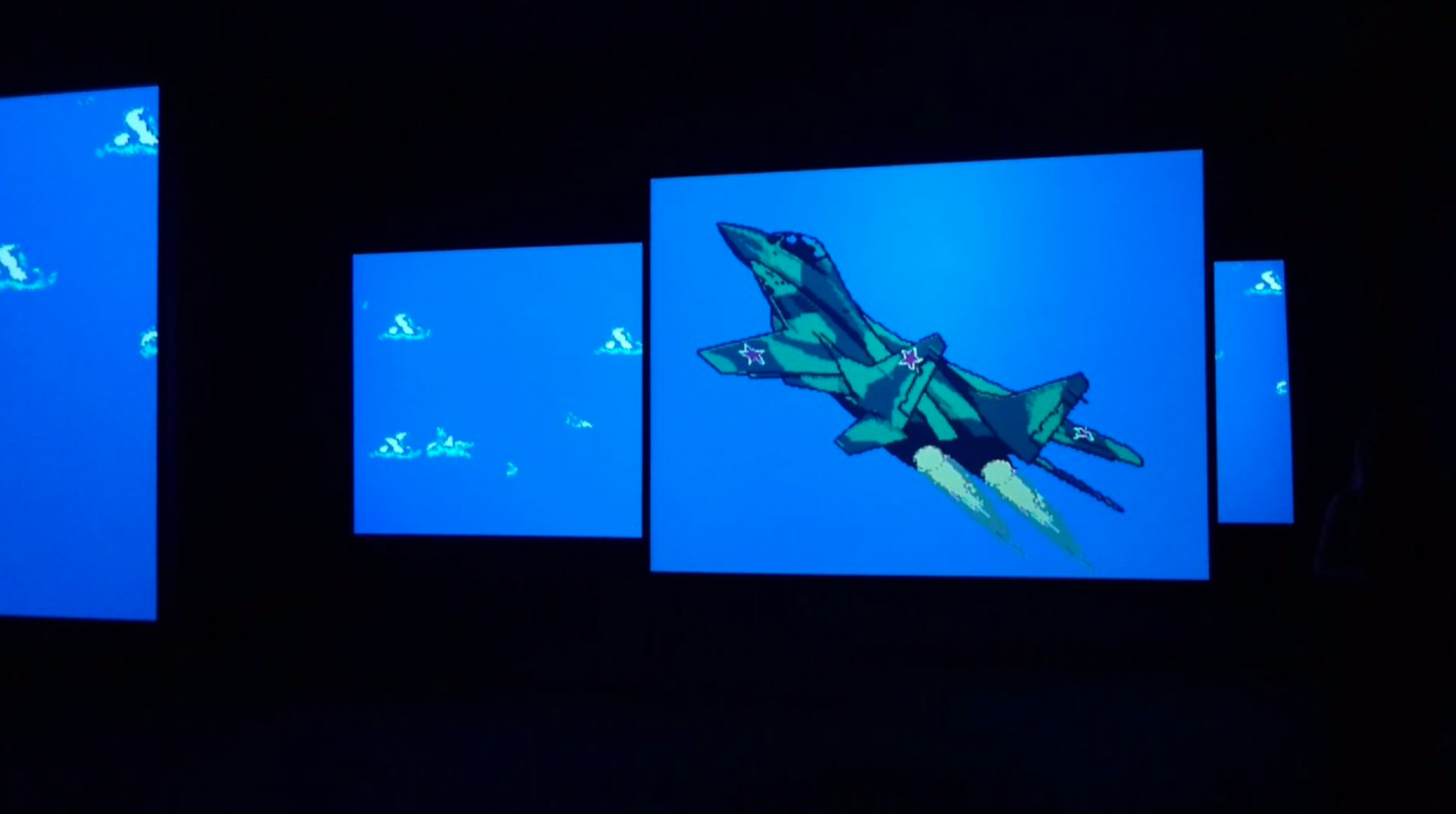   MIG 29 Soviet Fighter Plane and Clouds  (Cory Arcangel, 2015) 