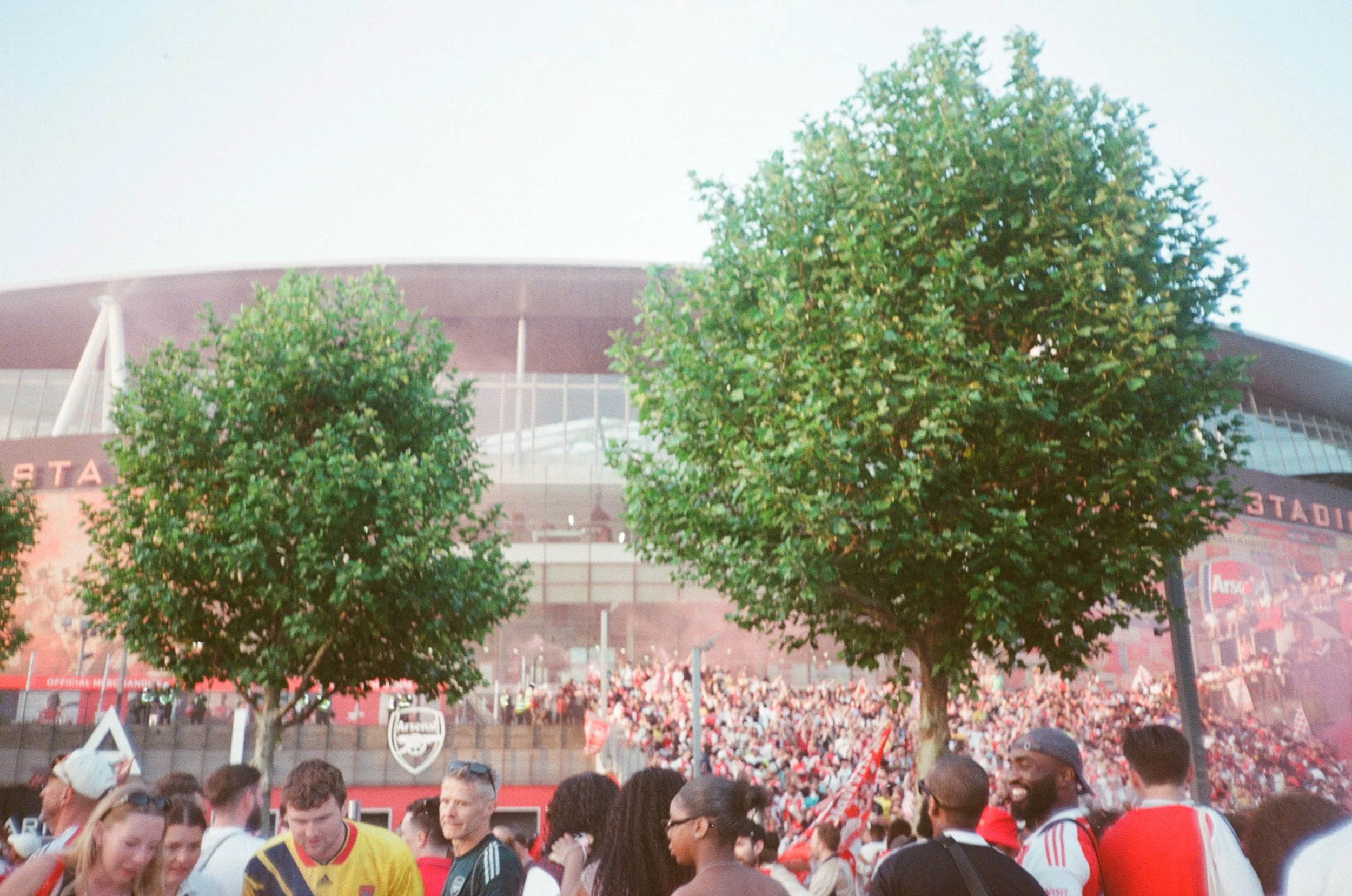 Arsenal Celebrations. Emirates Stadium, Holloway Road, Islington.