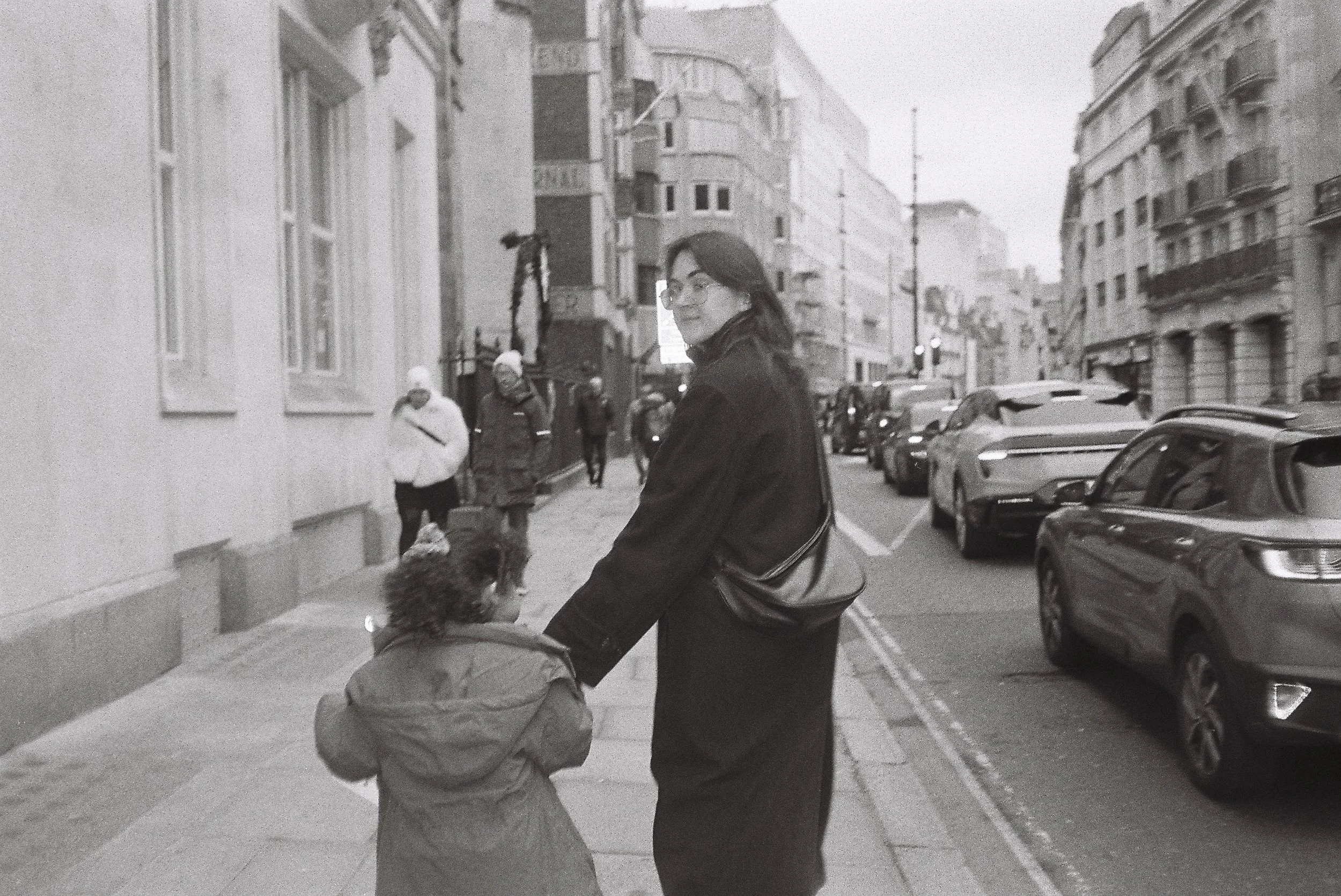 Caitlin and Lydia. St Pauls, London.