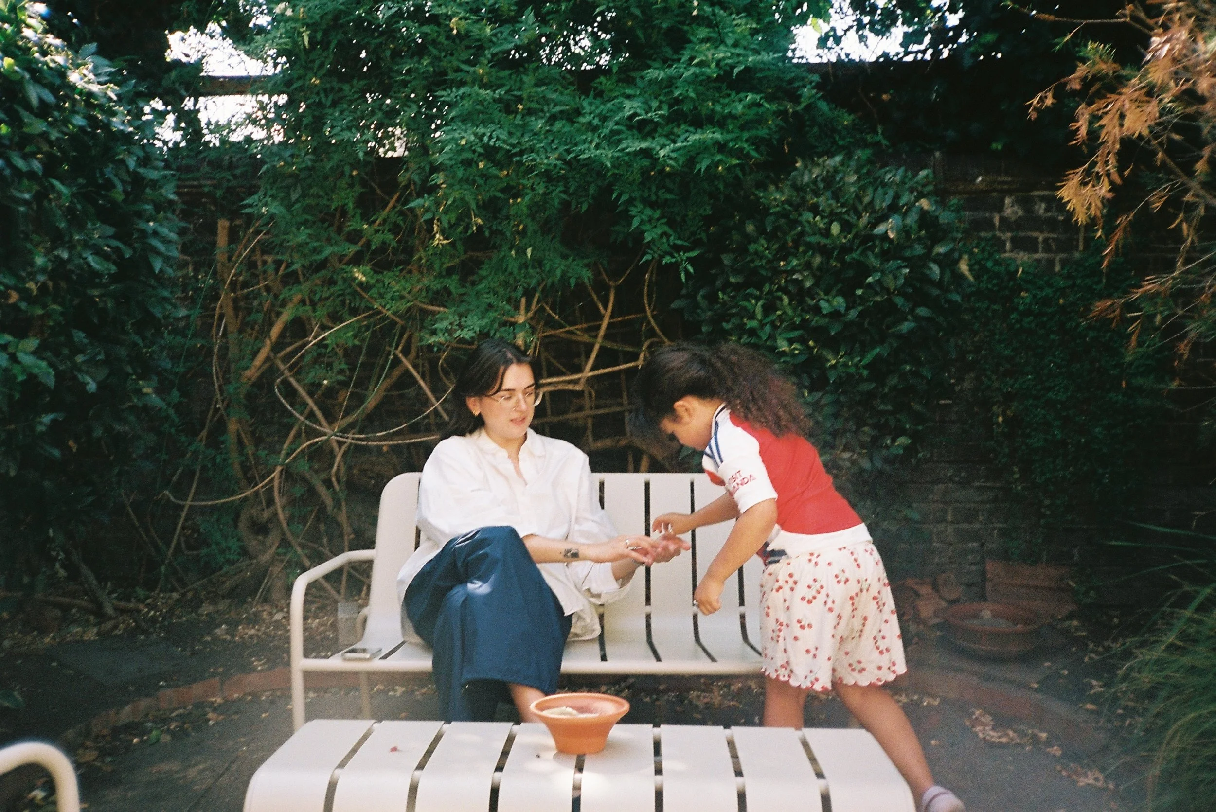 Caitlin and Lydia. Turnpike Lane, London.