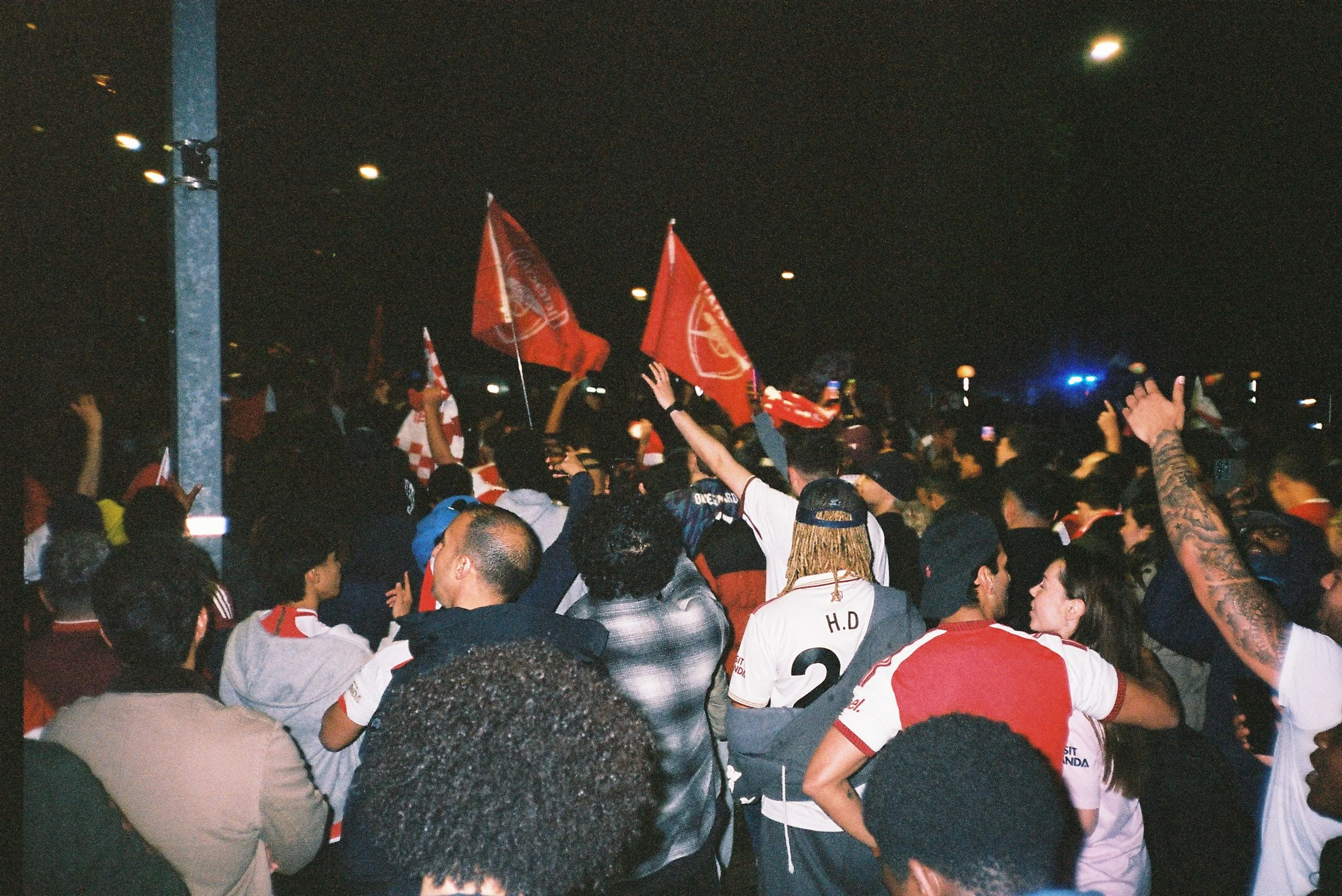 Arsenal Celebrations. Emirates Stadium, Holloway Road, Islington.