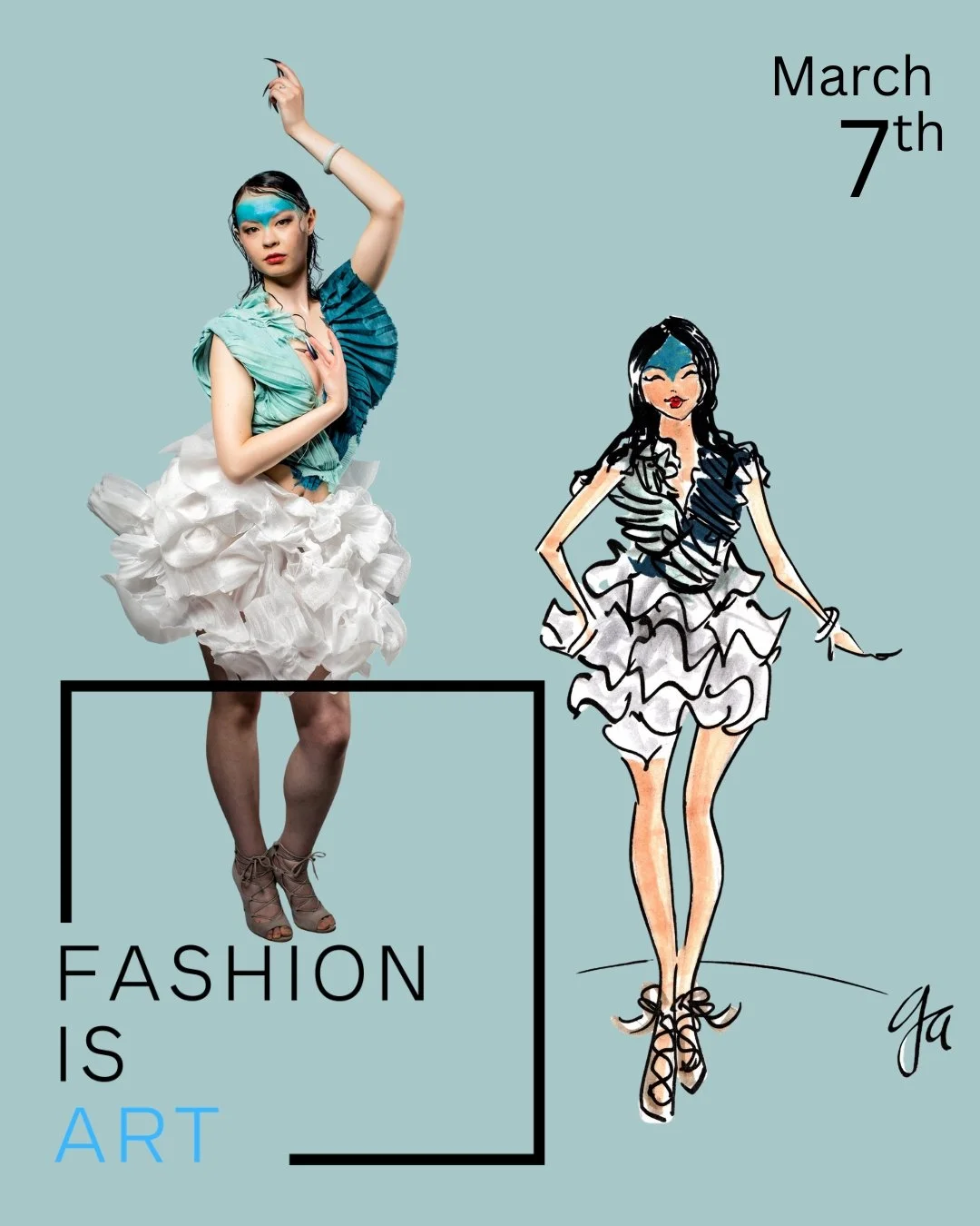 Fashion is ART showcases fashion designers and their unique skills as a form of artistic expression. This is a non-traditional fashion show and can be viewed as a &ldquo;fashion art happening&rdquo; where we will display the garments in unique ways t