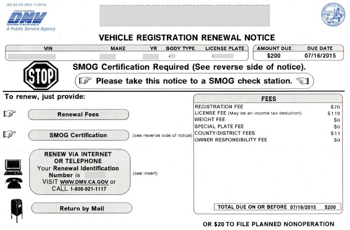 Renew Your Vehicle's Registration - California DMV