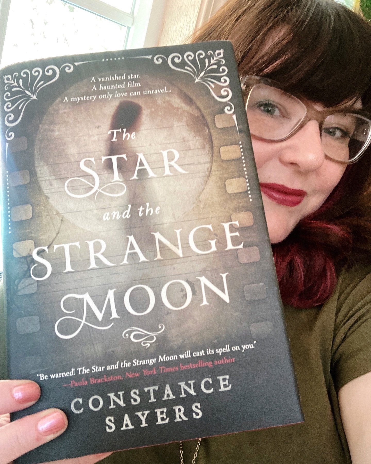 Another selfie (of sorts) to keep the algorithm happy and a big ol&rsquo; spotlight on my beautiful friend @constancesayers whose equally gorgeous gothic horror/romance THE STAR AND THE STRANGE MOON is now available in paperback for all you softcover