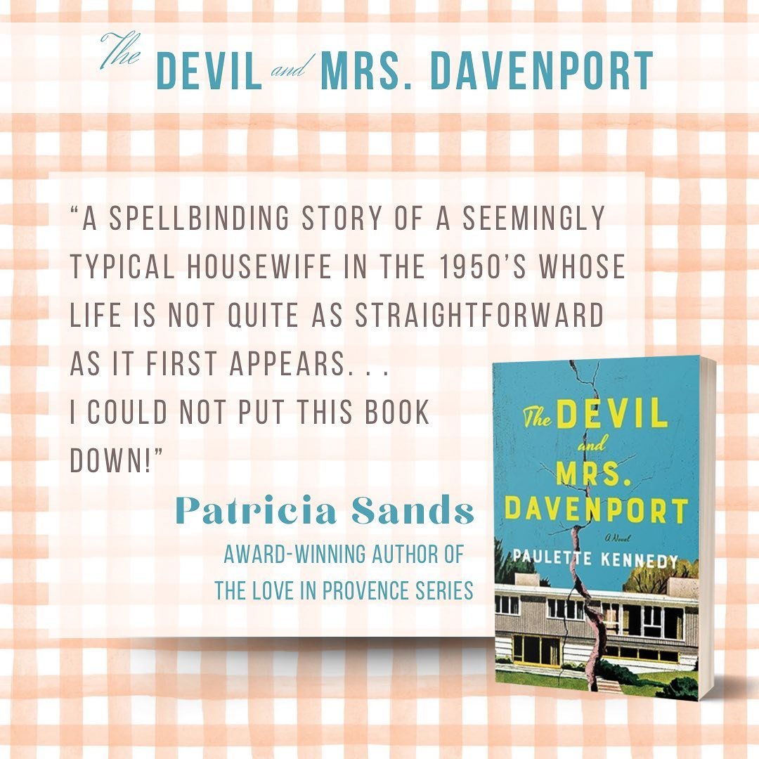 Today, I have a really special ✨GIVEAWAY✨ featuring my friend and fellow Blue Sky Book Chat author @psands.stories (Patricia Sands) who honored me with this wonderful endorsement/review for THE DEVIL AND MRS. DAVENPORT.

If you haven&rsquo;t yet disc