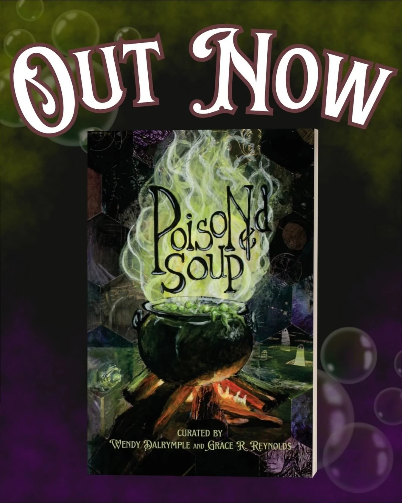 ✨It&rsquo;s New Release Tuesday ✨and today, I&rsquo;m sharing this repost from @poisonedsoupantho in celebration of POISONED SOUP! Congrats to @brigidsgatepress @wendydalrymplewrites and @gravereynolds for putting together such a wonderful anthology!