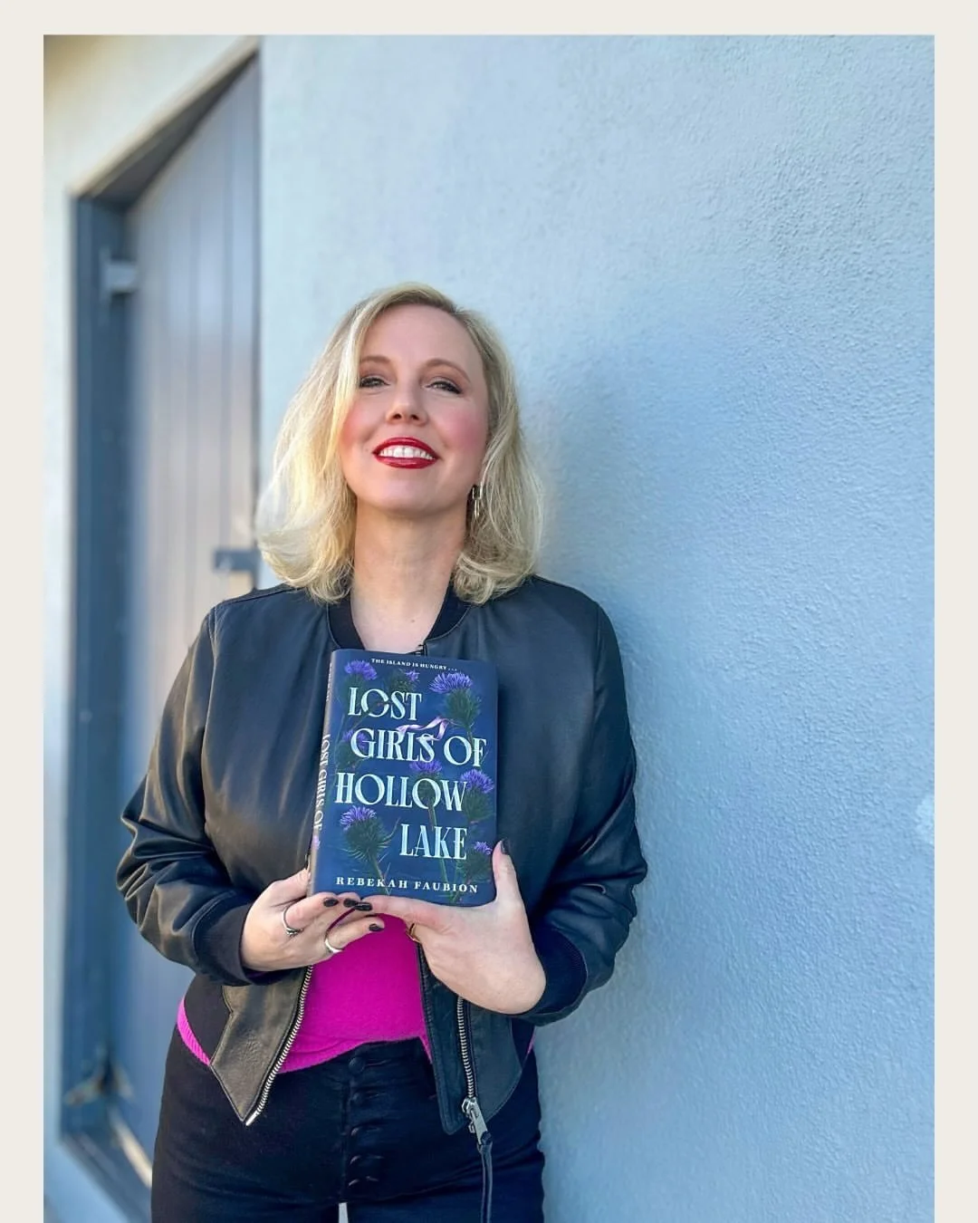 I had to share this repost from @rffaubion on her launch day. Please read the whole thing. It&rsquo;s worth it❤️ Congrats, Rebekah! 
&bull;
Happy birthday, you wild, weird baby girl. ⛰️🔪🖤🐶

It&rsquo;s funny how&mdash;though I am a writer and words