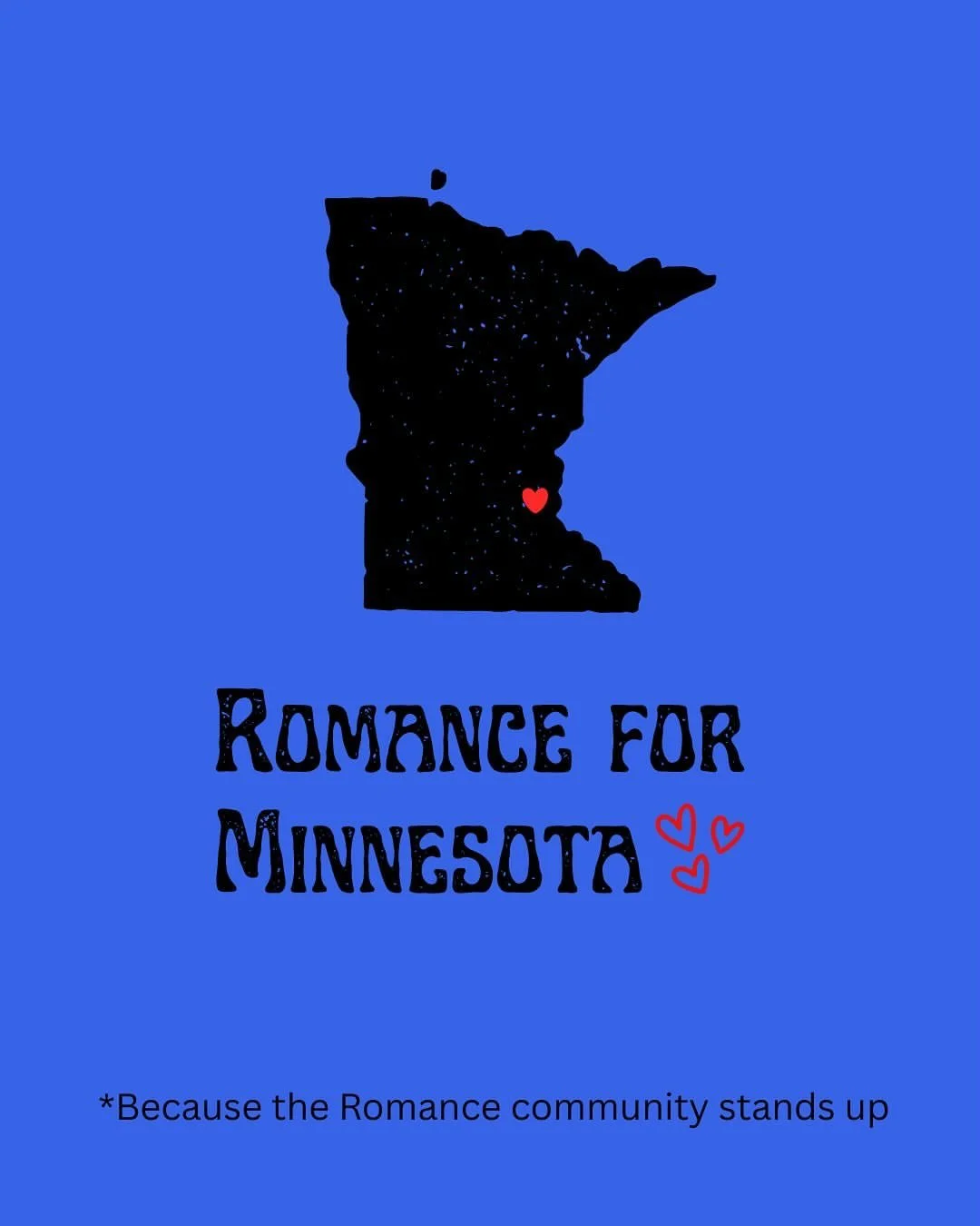The actions of Donald Trump and ICE in Minnesota, and throughout the US, are an inexcusable act of terrorism. 

The romance community is joining together to support Minnesotans impacted by the actions of ICE by creating this fundraiser and giveaway. 