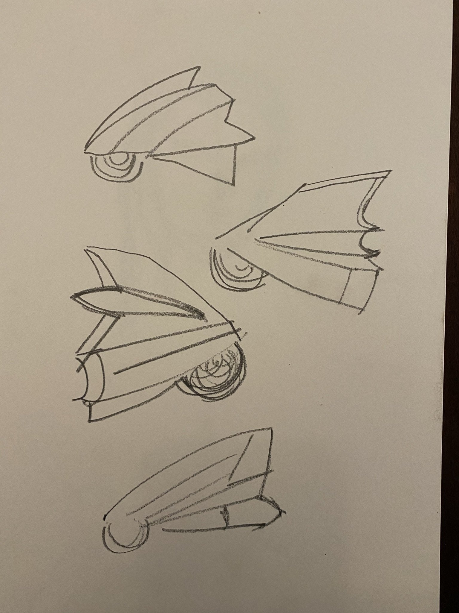 Shoe Wing Sketches