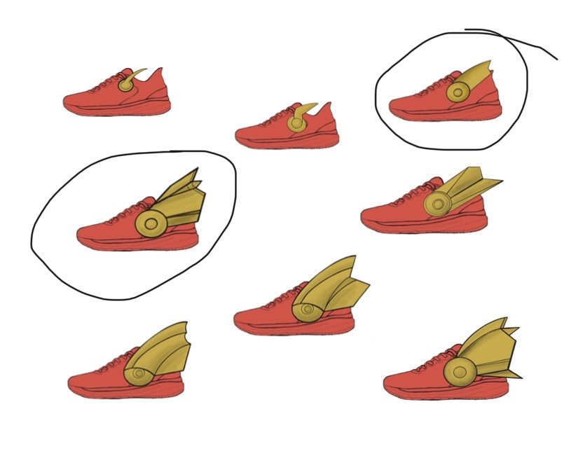 Shoe Wing Digital Illustrations