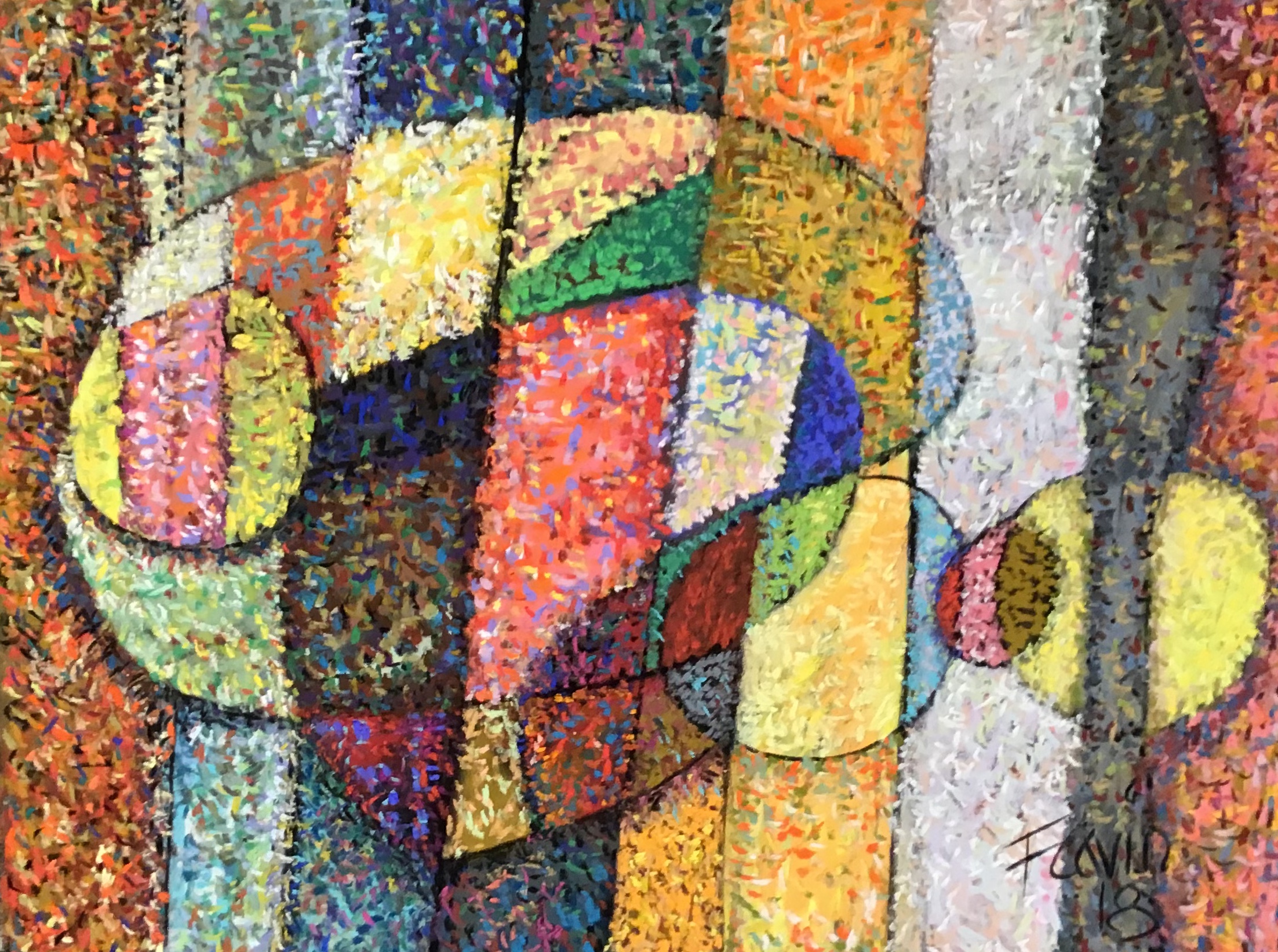 Colorful Palette, 18x24