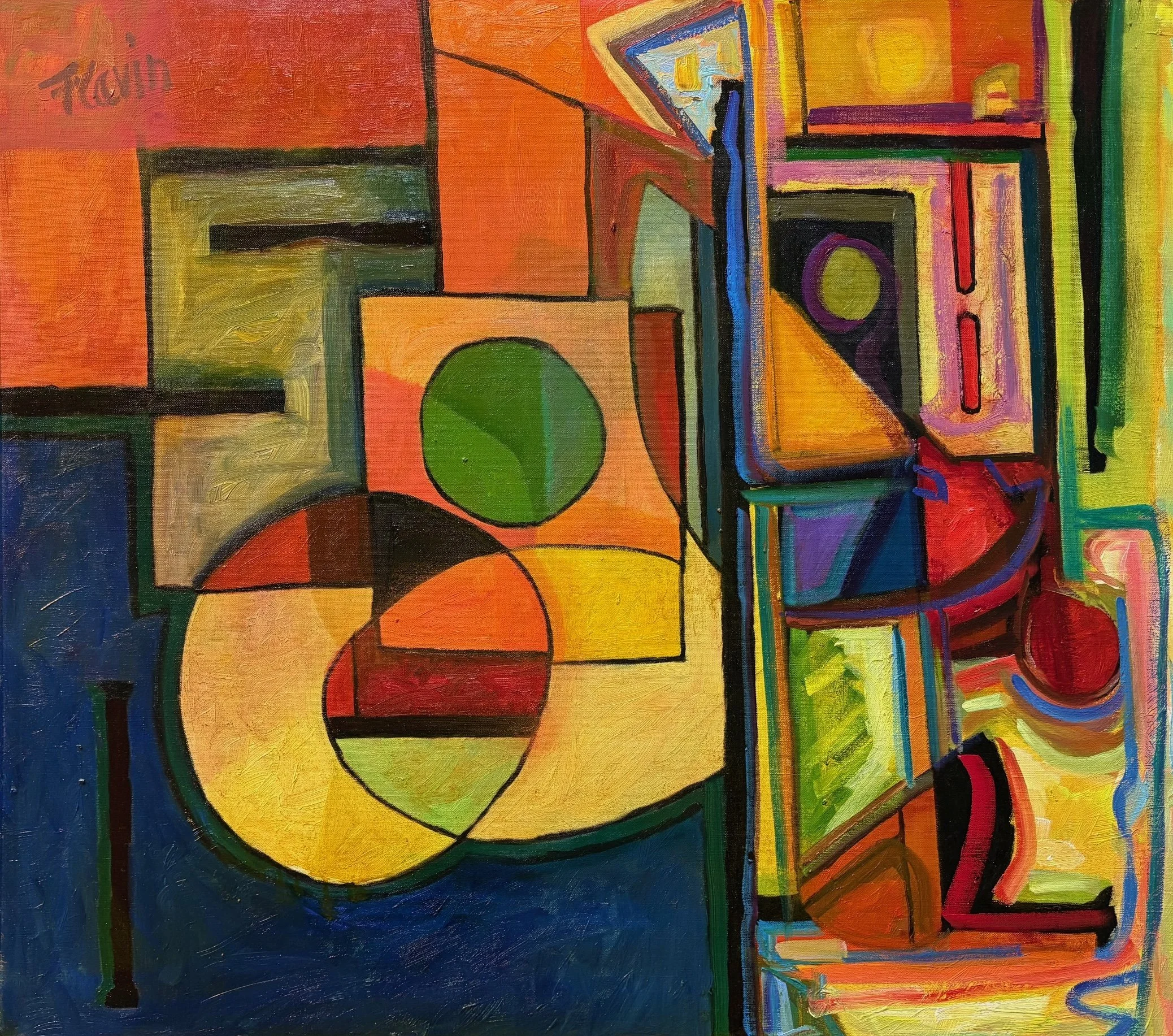 Link Ladder, 2020, 32x36