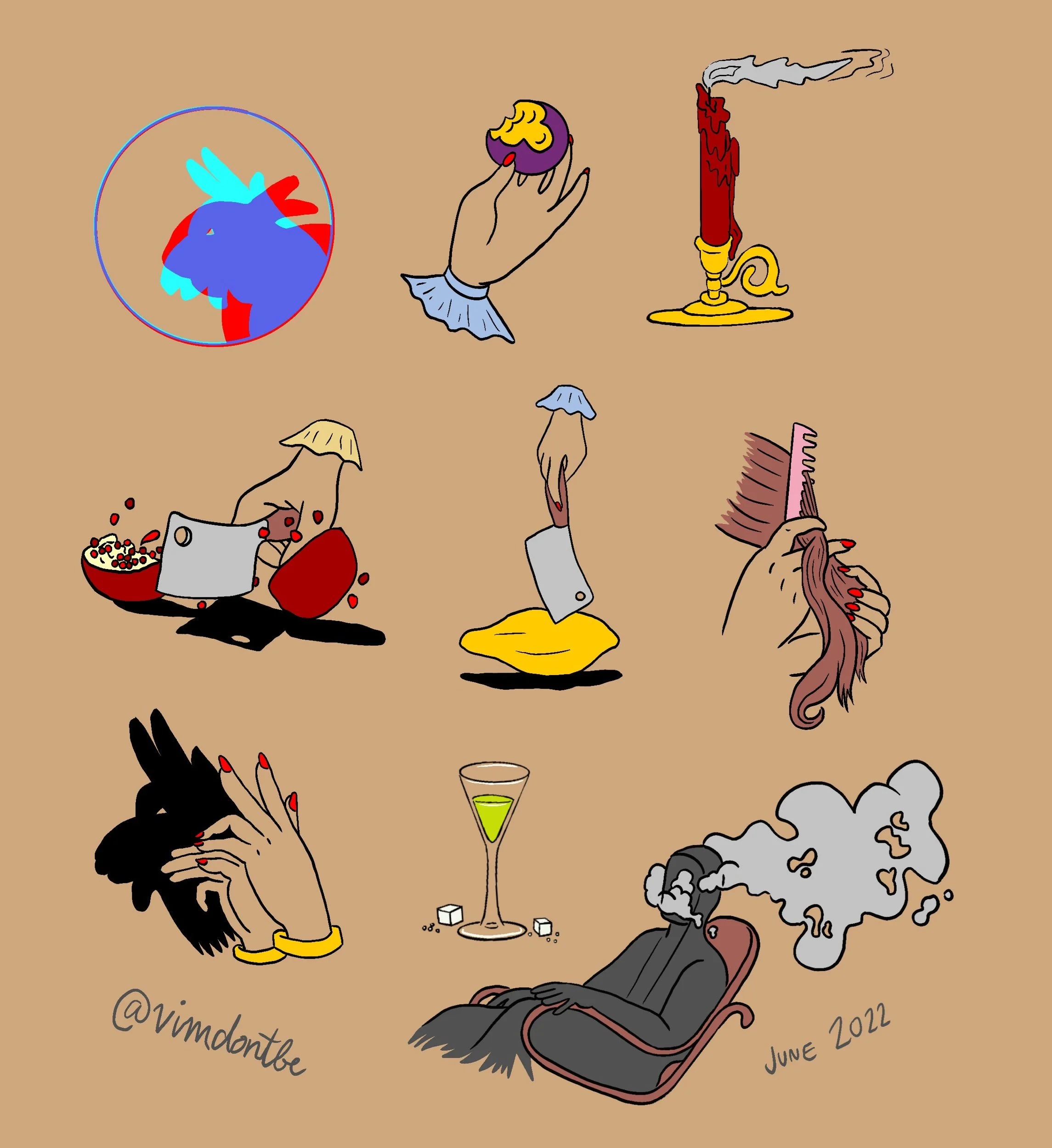 Based on MGMT’s “Little Dark Age” music video 