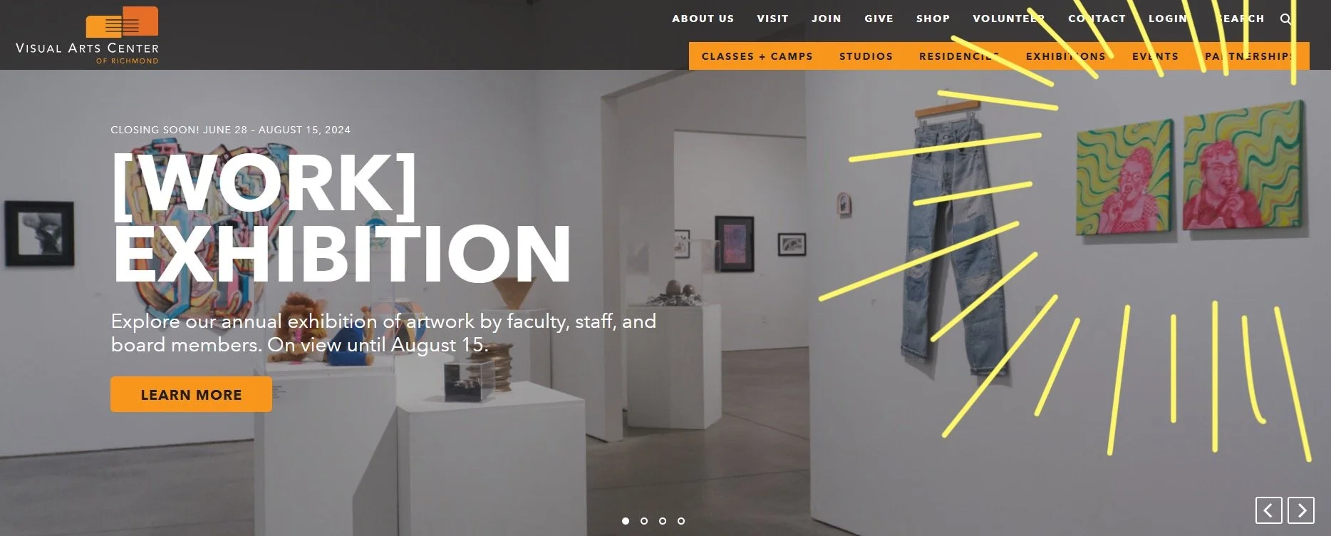 Visual Arts Center of Richmond’s “[Work]” Exhibition, 2024