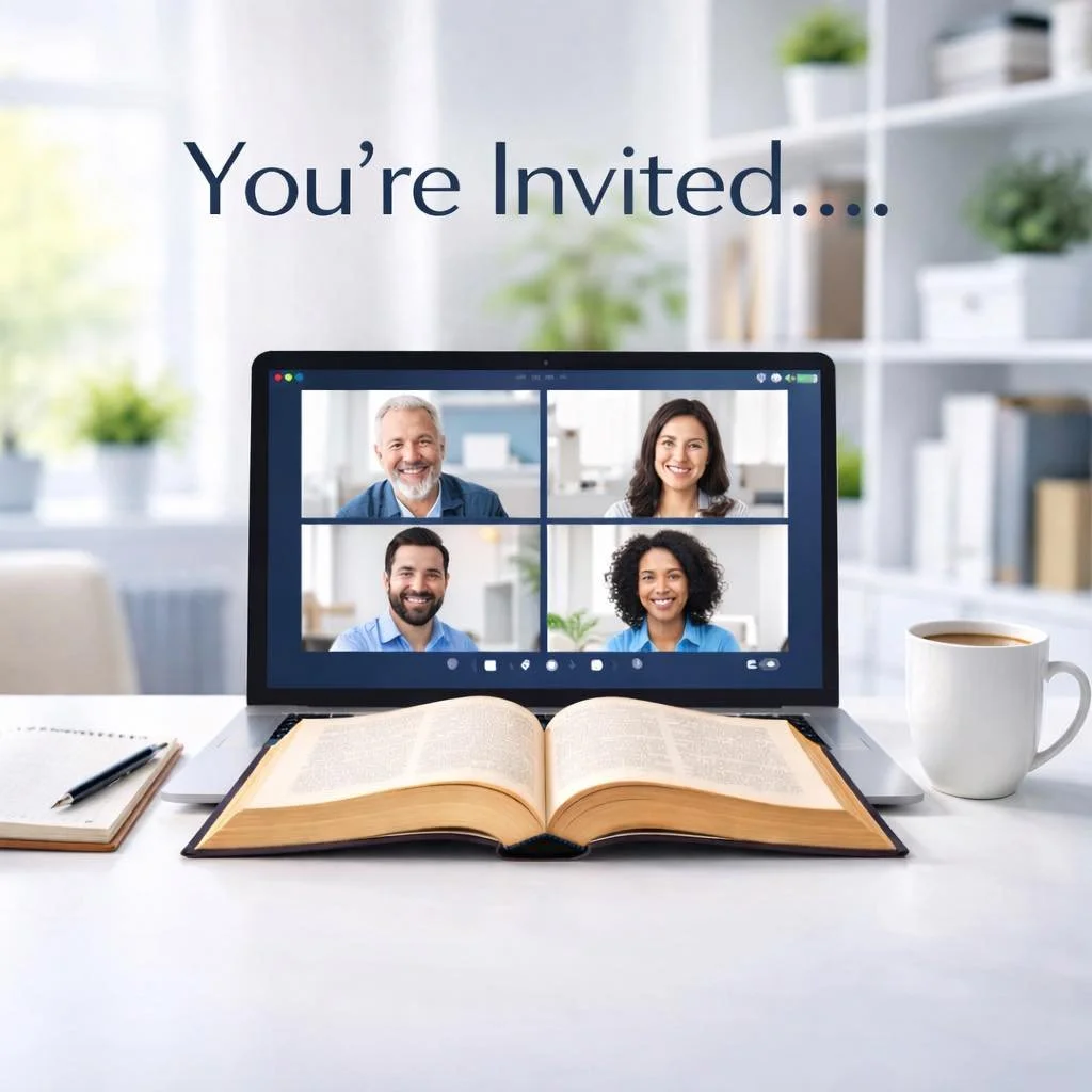 Gather. Grow. Pray. - Zoom fellowship, Bible study