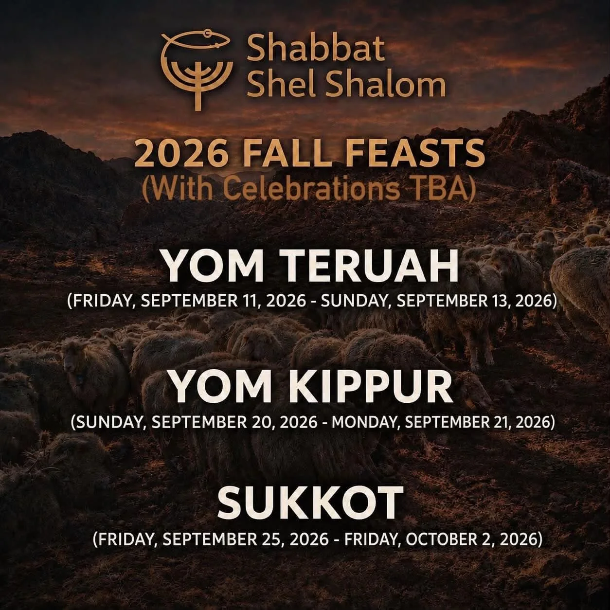 Up coming Fall Feasts Days