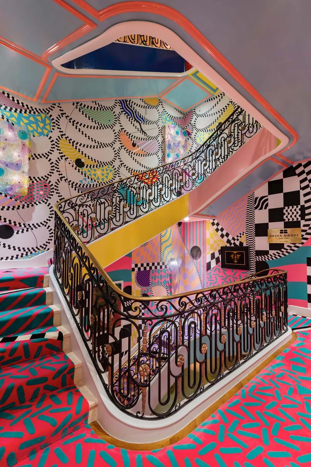 Sasha Bikoff's Kips Bay Stairway