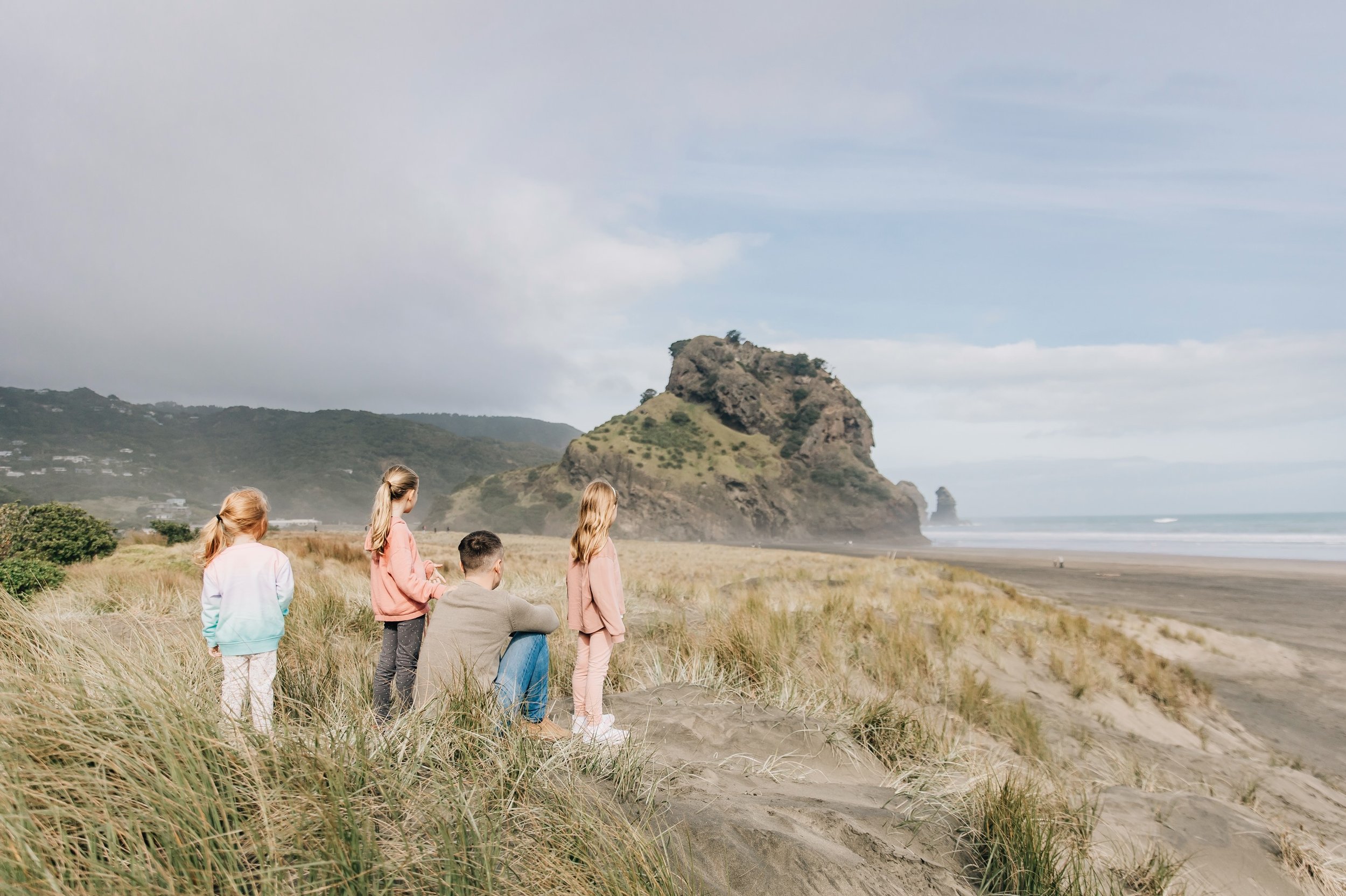 The best father award goes to this guy! I couldn&rsquo;t have imagined a better life. Through every season, he&rsquo;s been my rock, biggest supporter, and the best dad to our girls. Happy Fathers Day to all the dads! 
.
.
.
.
#PihaBeach #NewZealandT