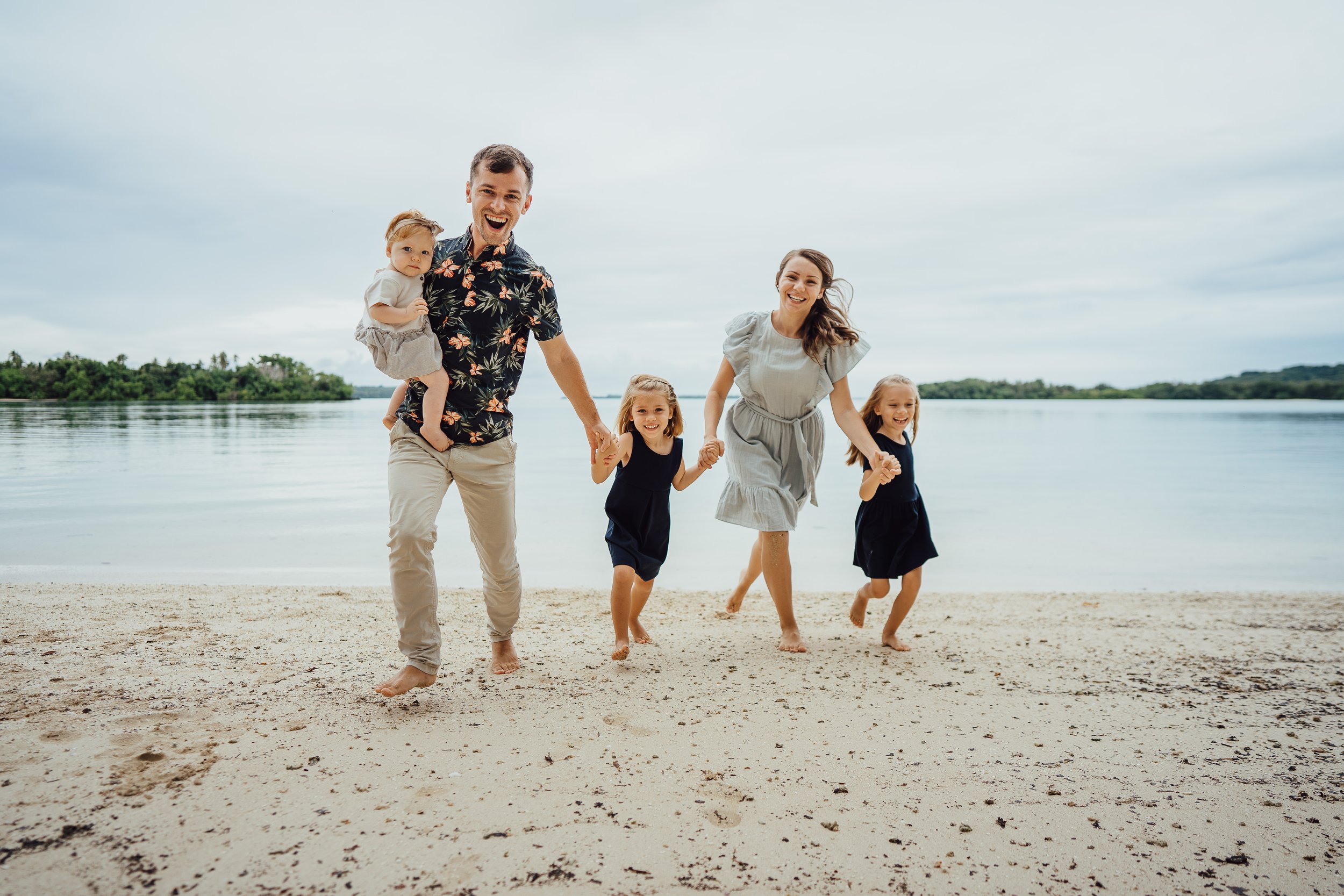 family session on a beach