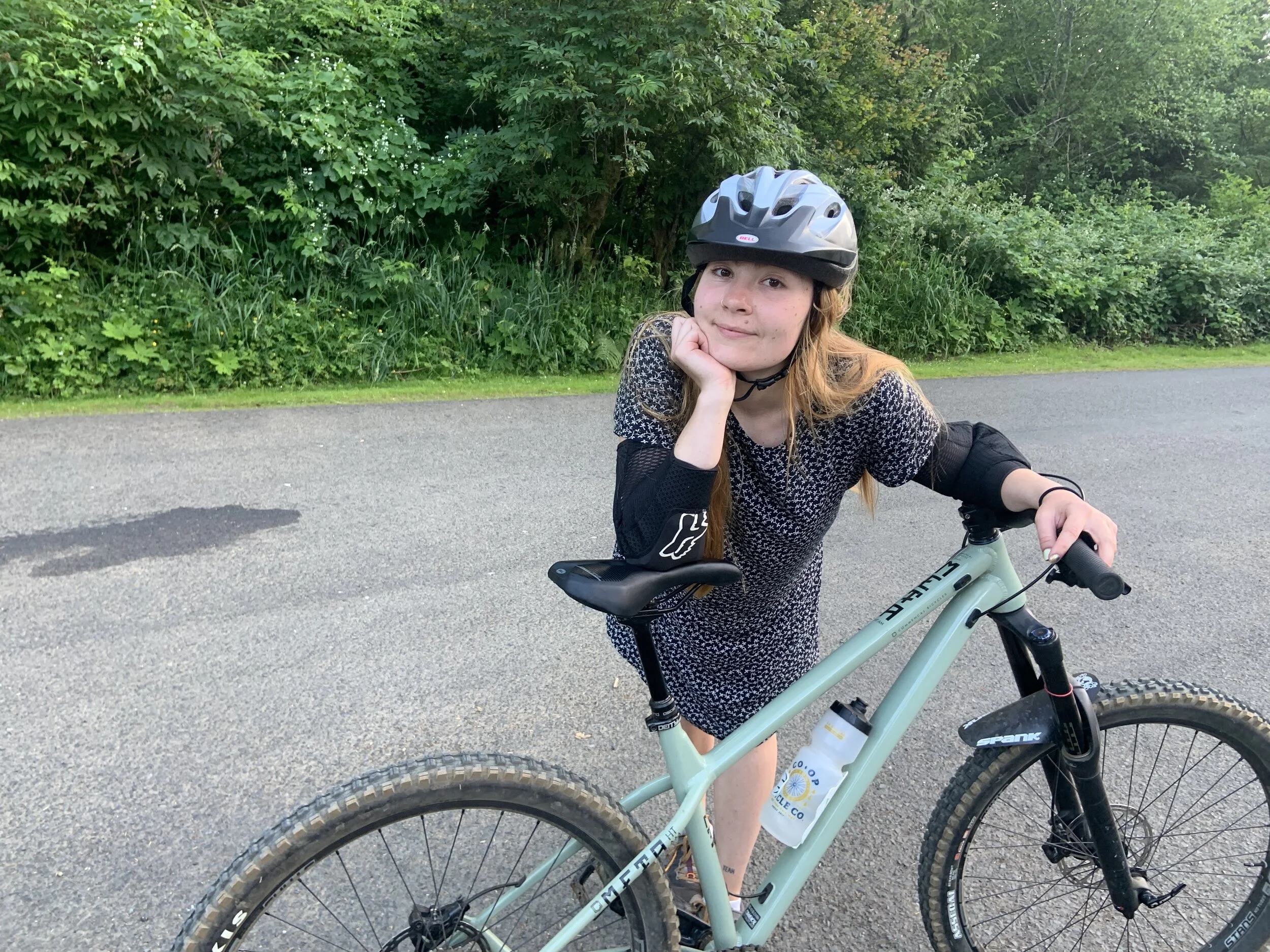 Here is the progression, getting a little better and having some more fun. Plus my own bike!