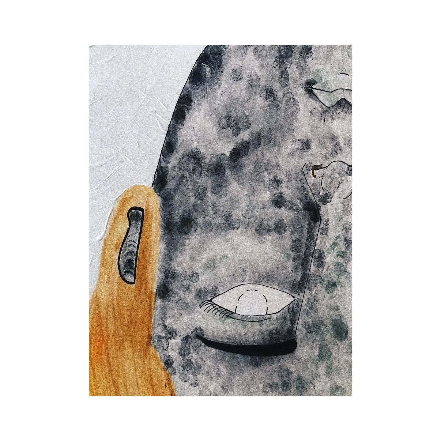 To each of us there is many things, many sides. Here is half of my face from a self portrait piece. It took me a year to complete this, and a year to share it. 

Blog post with more, photos. Link in bio. 🦑🦐