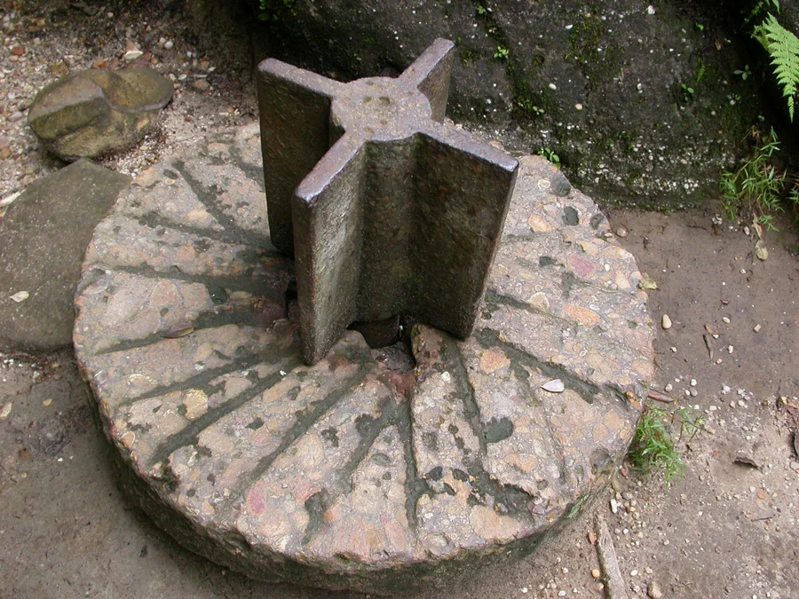 old mill stone