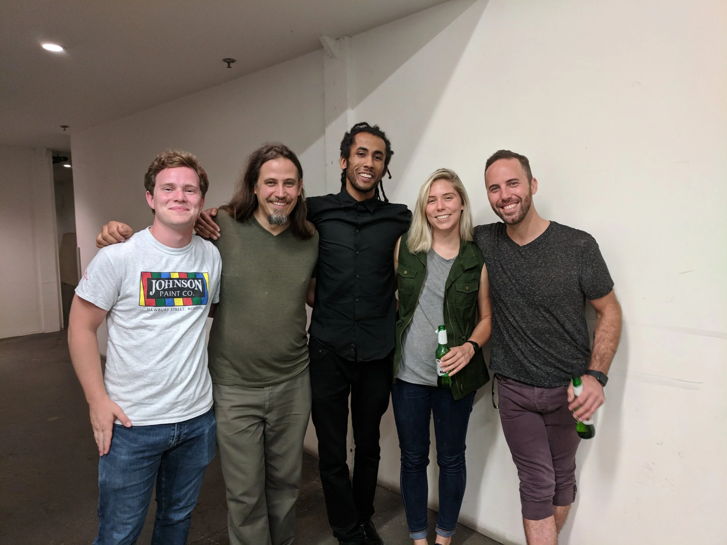 Dream team. P.A. Thomas Cross, Jason Webley, me, Producer Mia Schulman & DP Ken Wales . Not pictured but also amazing is P.A. Neha Nagra.