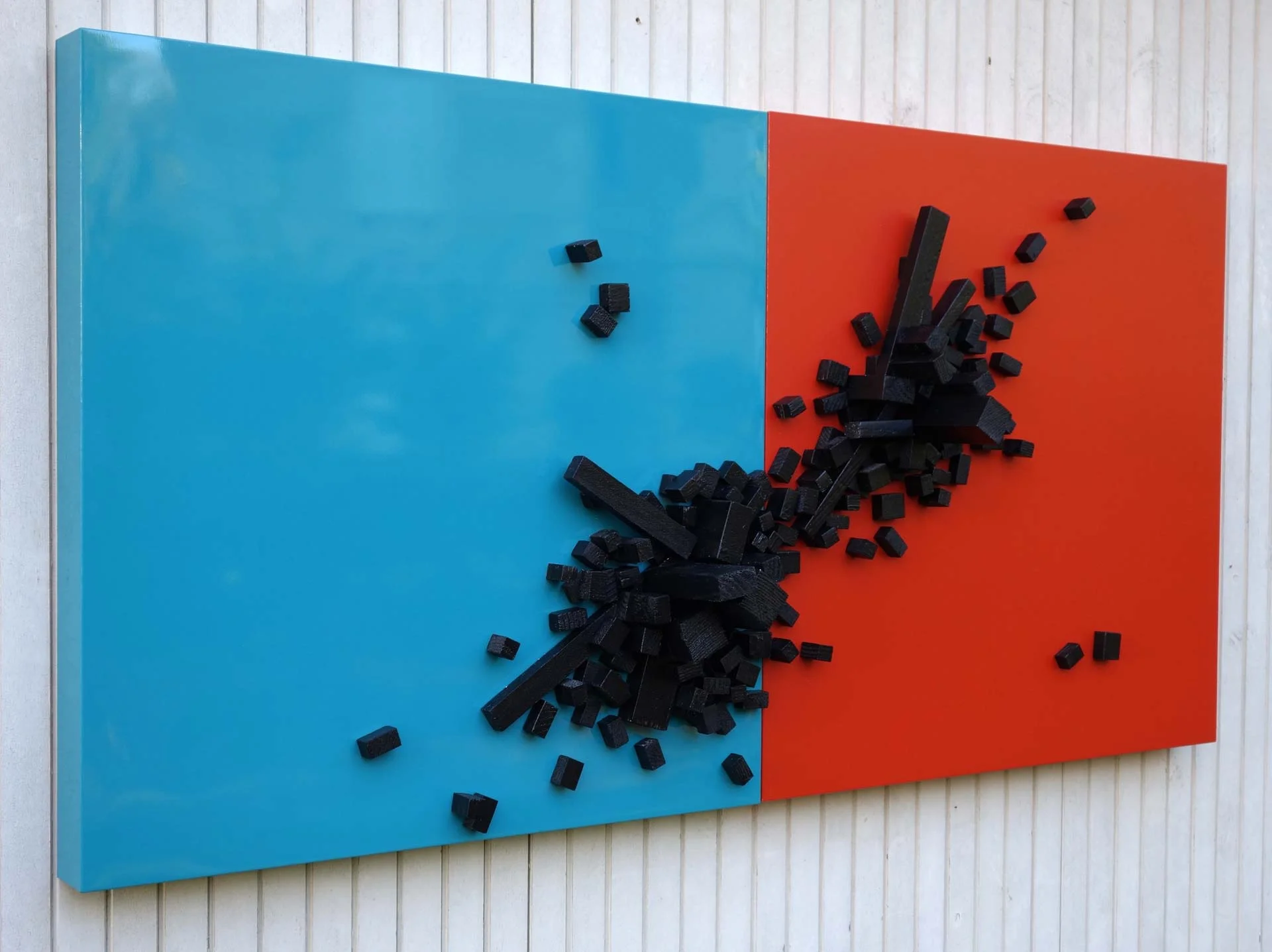 Black on Red and Black