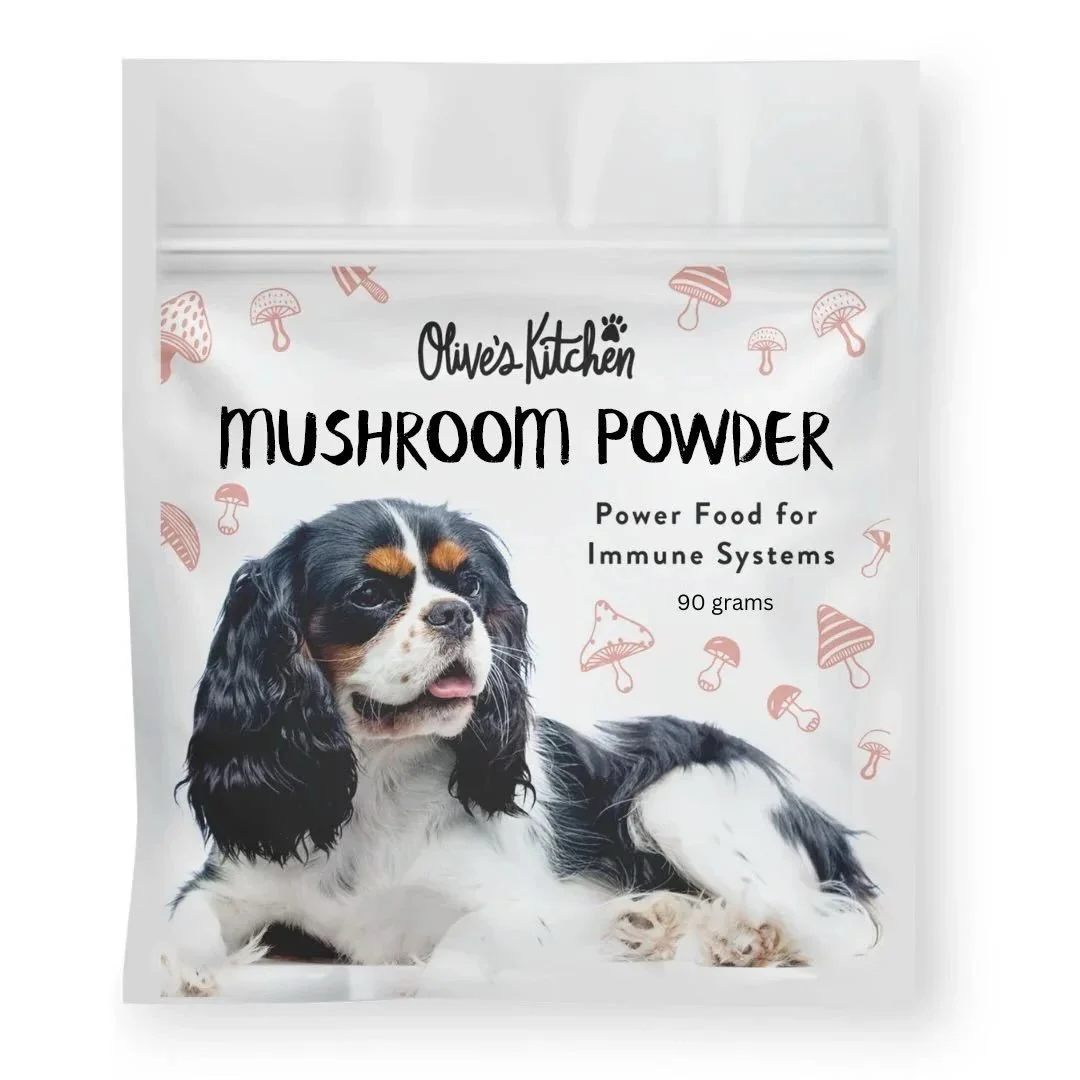🐾New Product🐾
Dog Mushroom Powder
Power food for Immune Systems 
Our Dog Mushroom Powder is a safe and natural multi-benefit nutritional boost to support the health, vitality and or recovery of your beloved pets.
Mushrooms&rsquo; healing properties