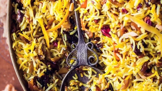 Community lunch recipes: jewelled pulao rice