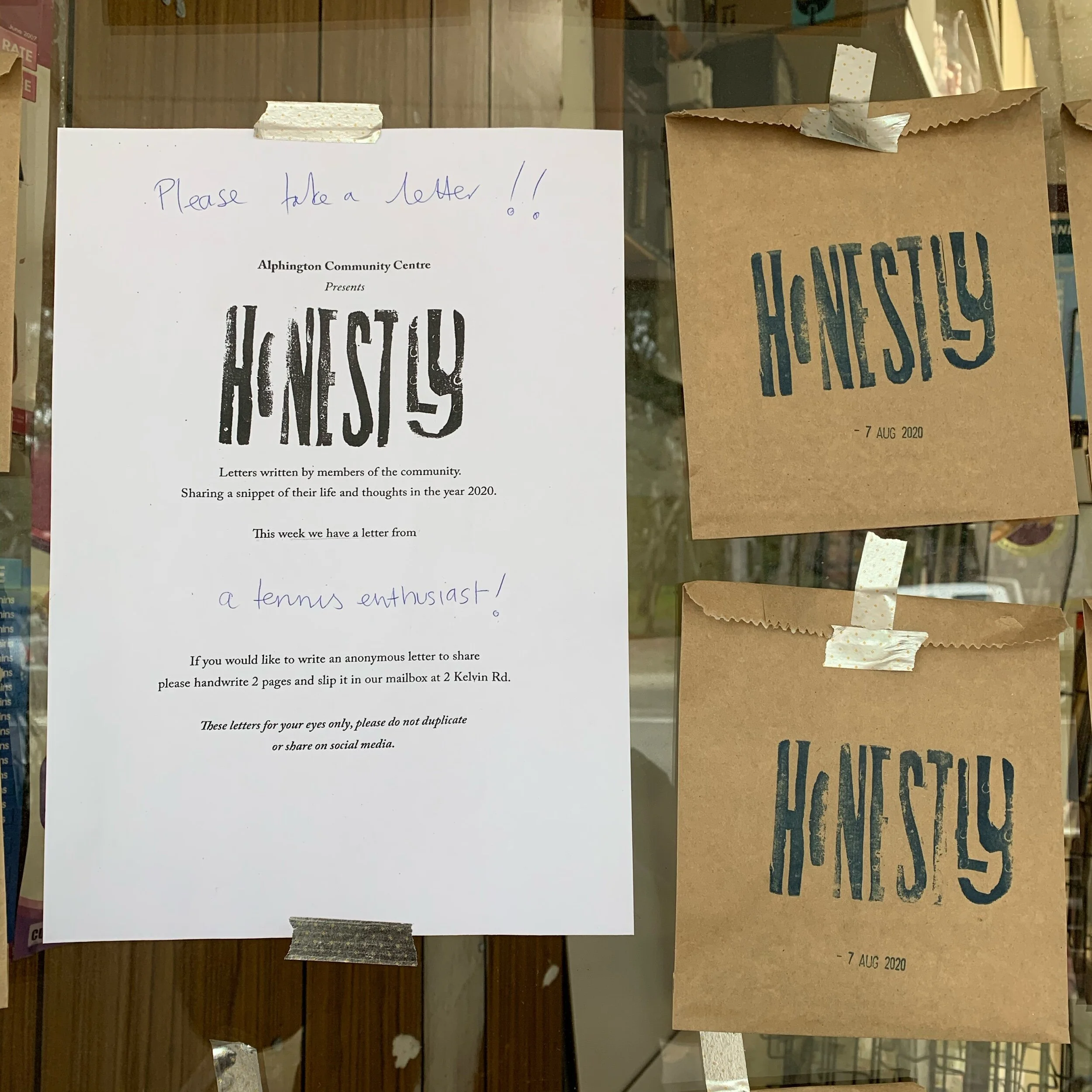 Honestly …the tennis edition