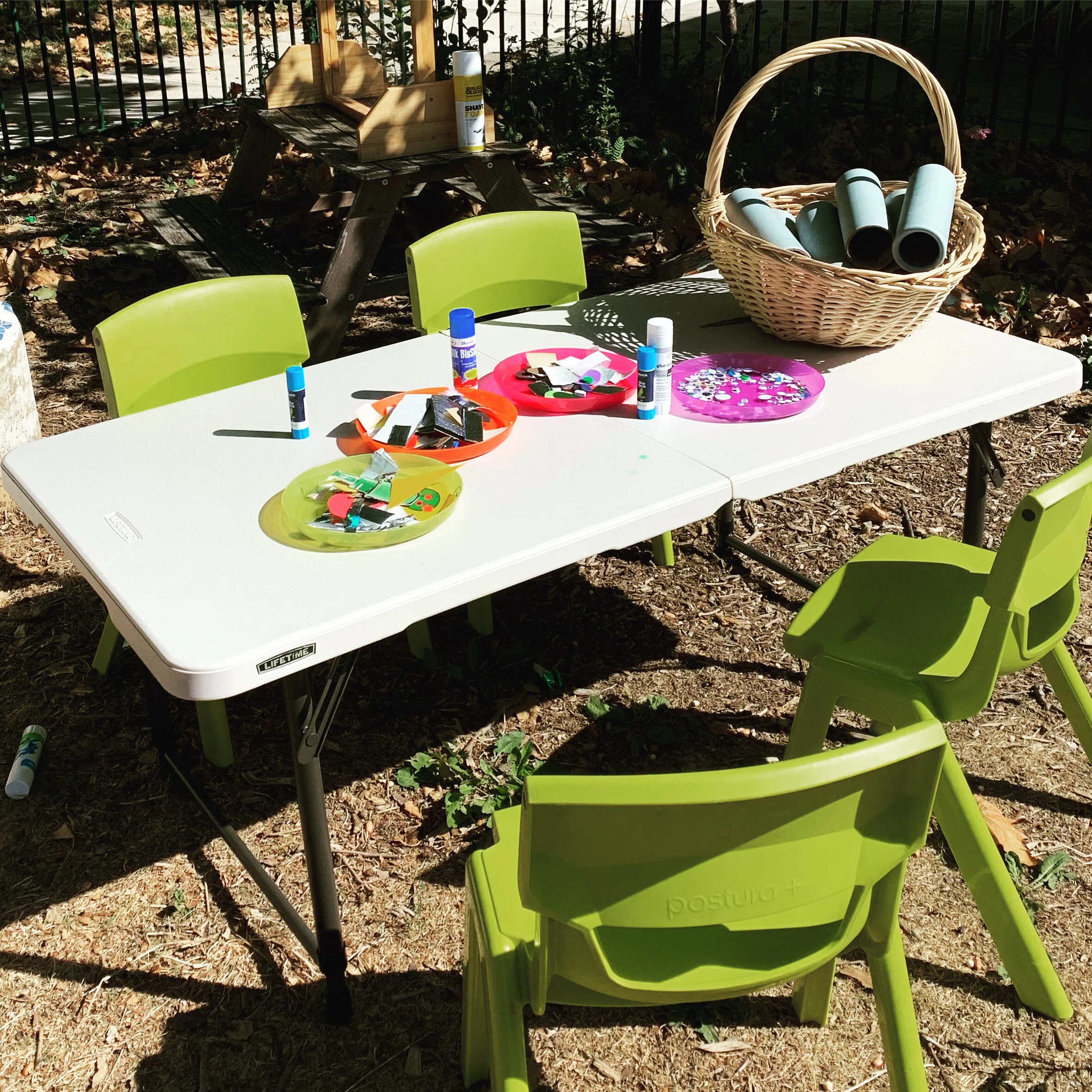 Playtime in the garden