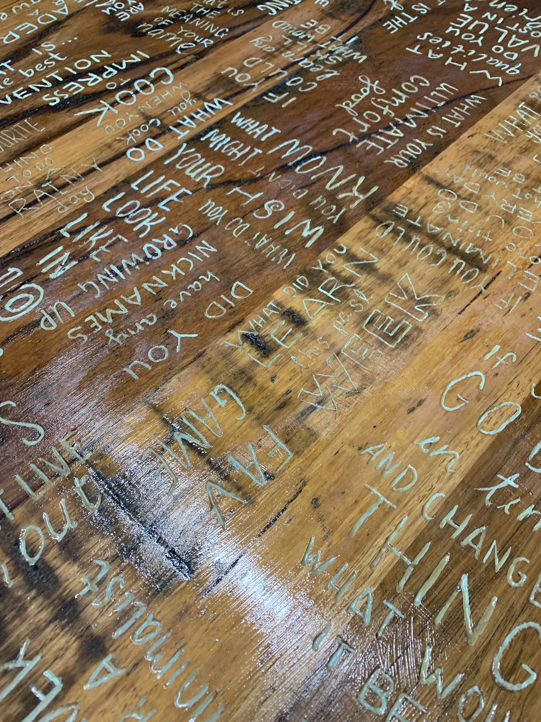 Conversation table complete