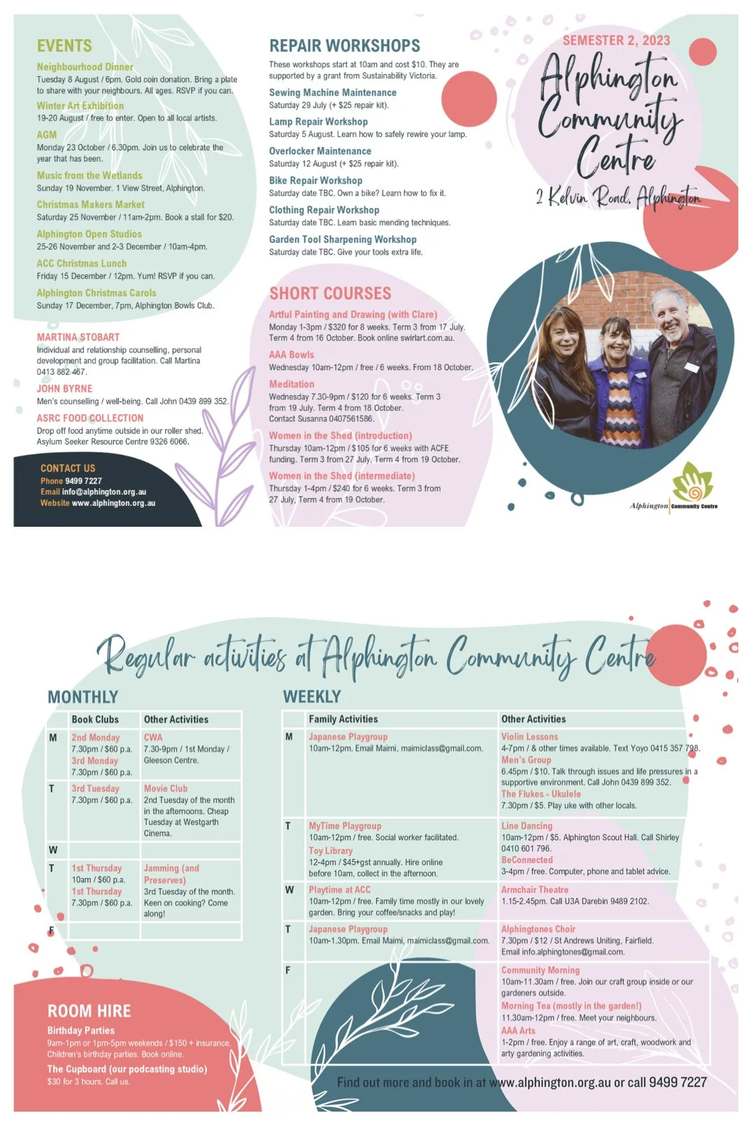 Reminder - book in today!