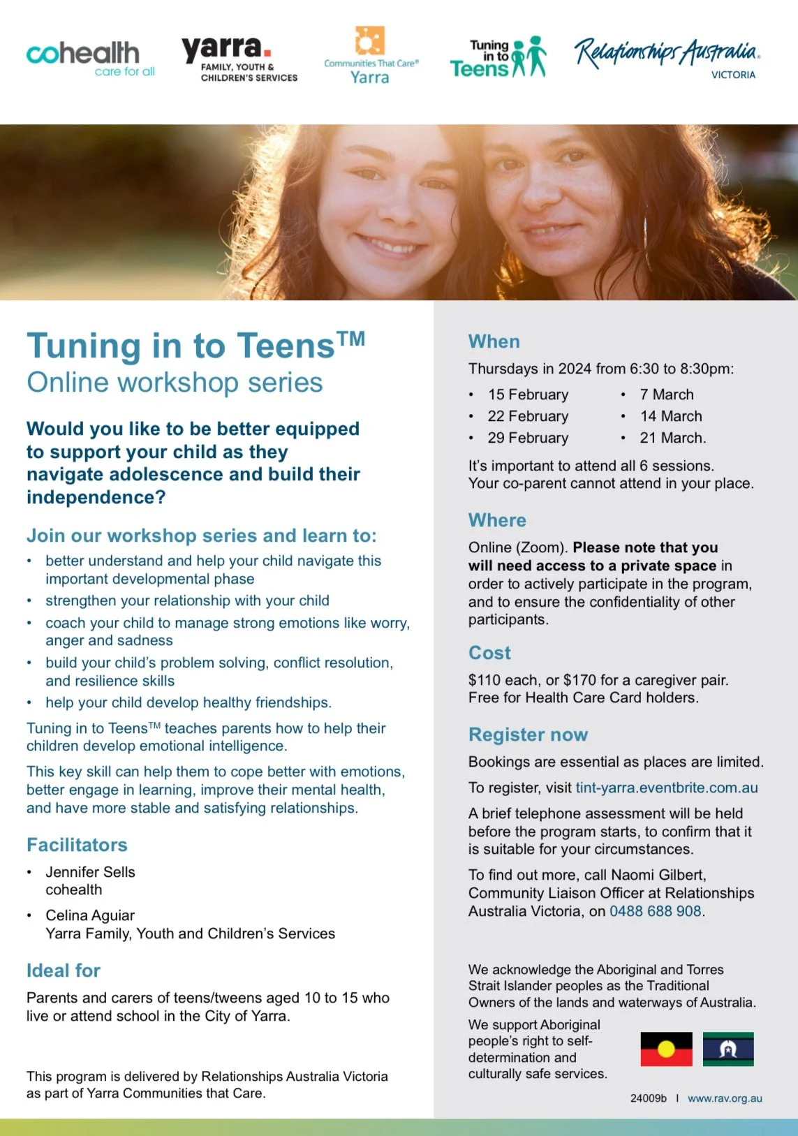 Tuning in to teens short course