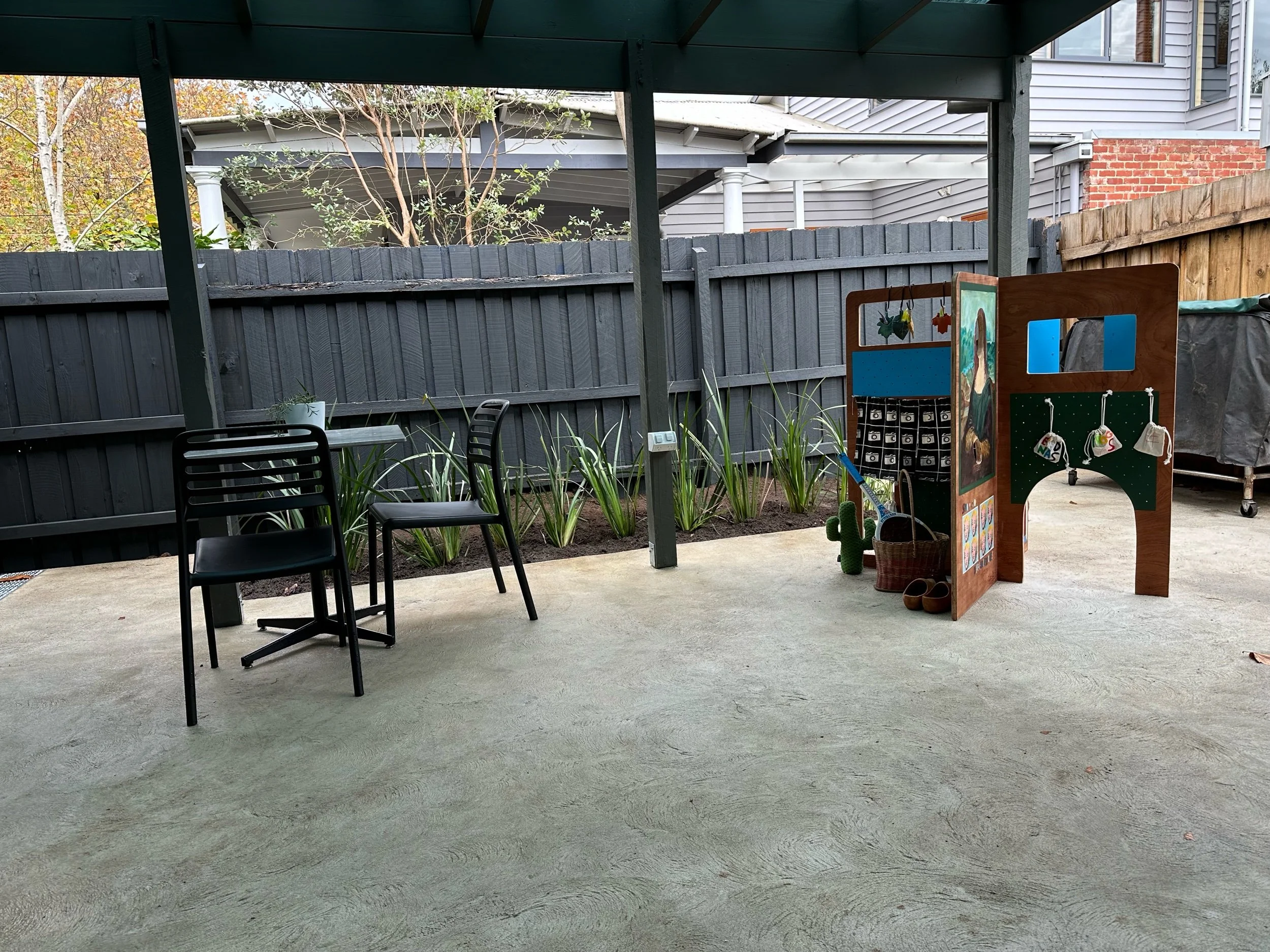 The garden etc. 